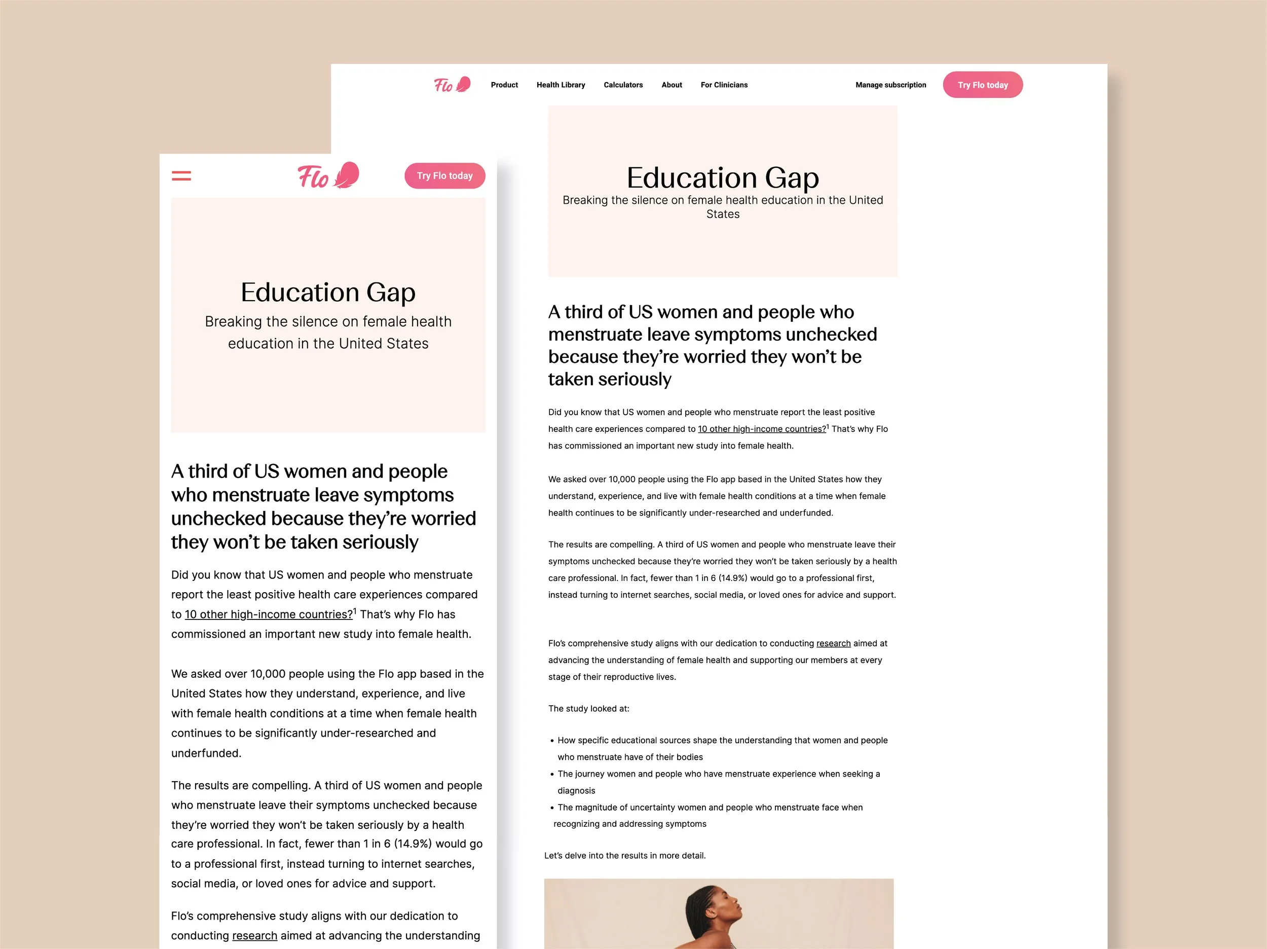 The Women's Health Education Gap — Flo · Research & Editorial