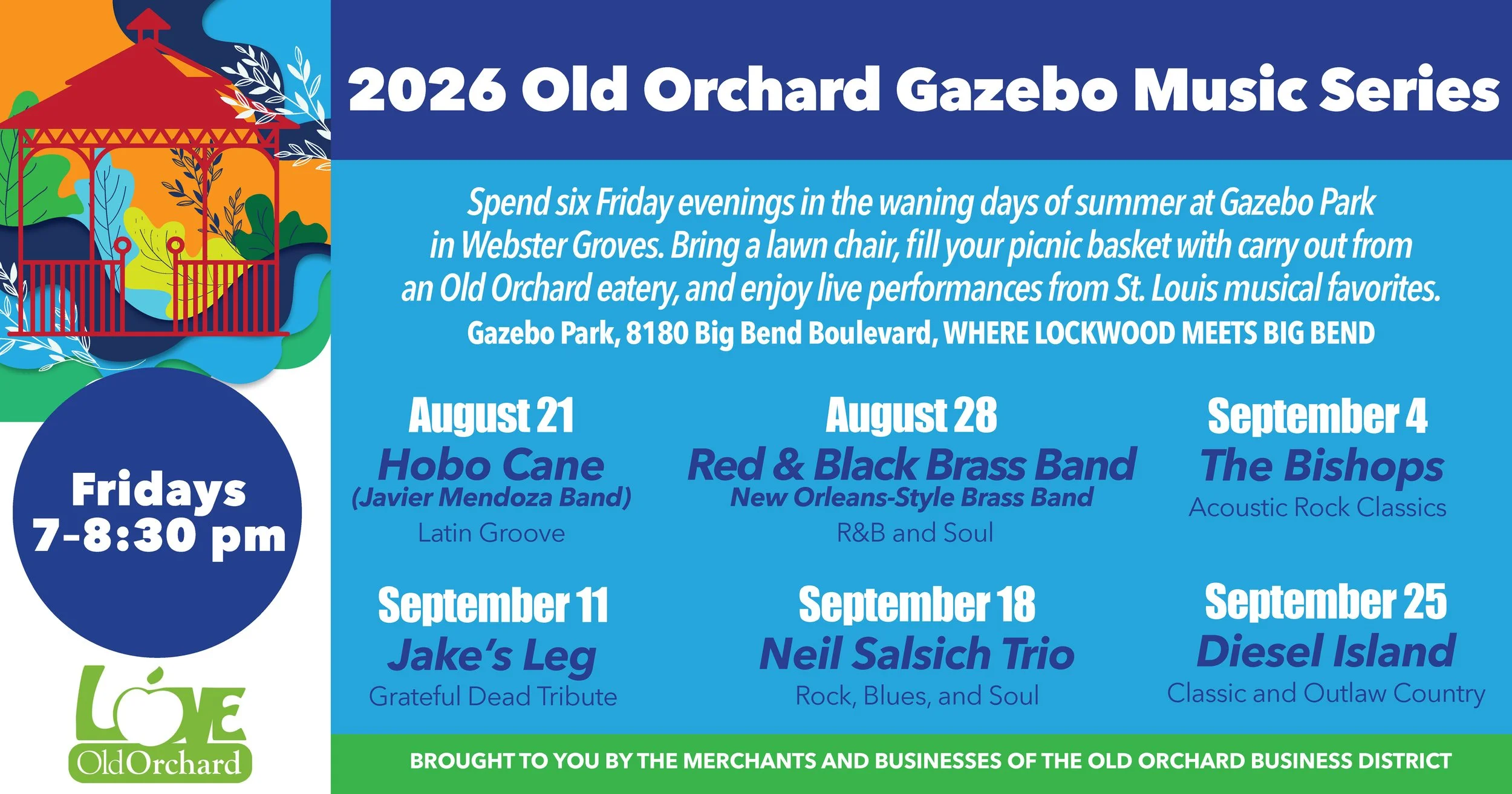 2026 Old Orchard Gazebo Music Series