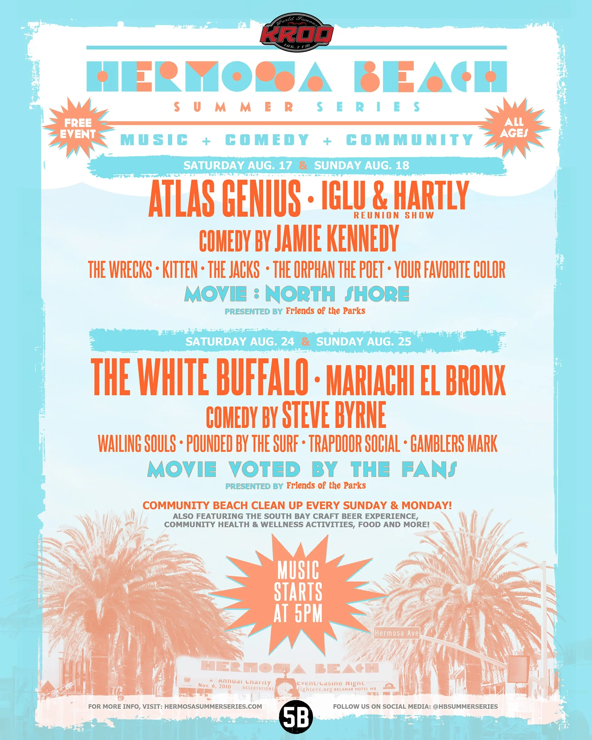 HERMOSA BEACH SUMMER SERIES W/ 5B