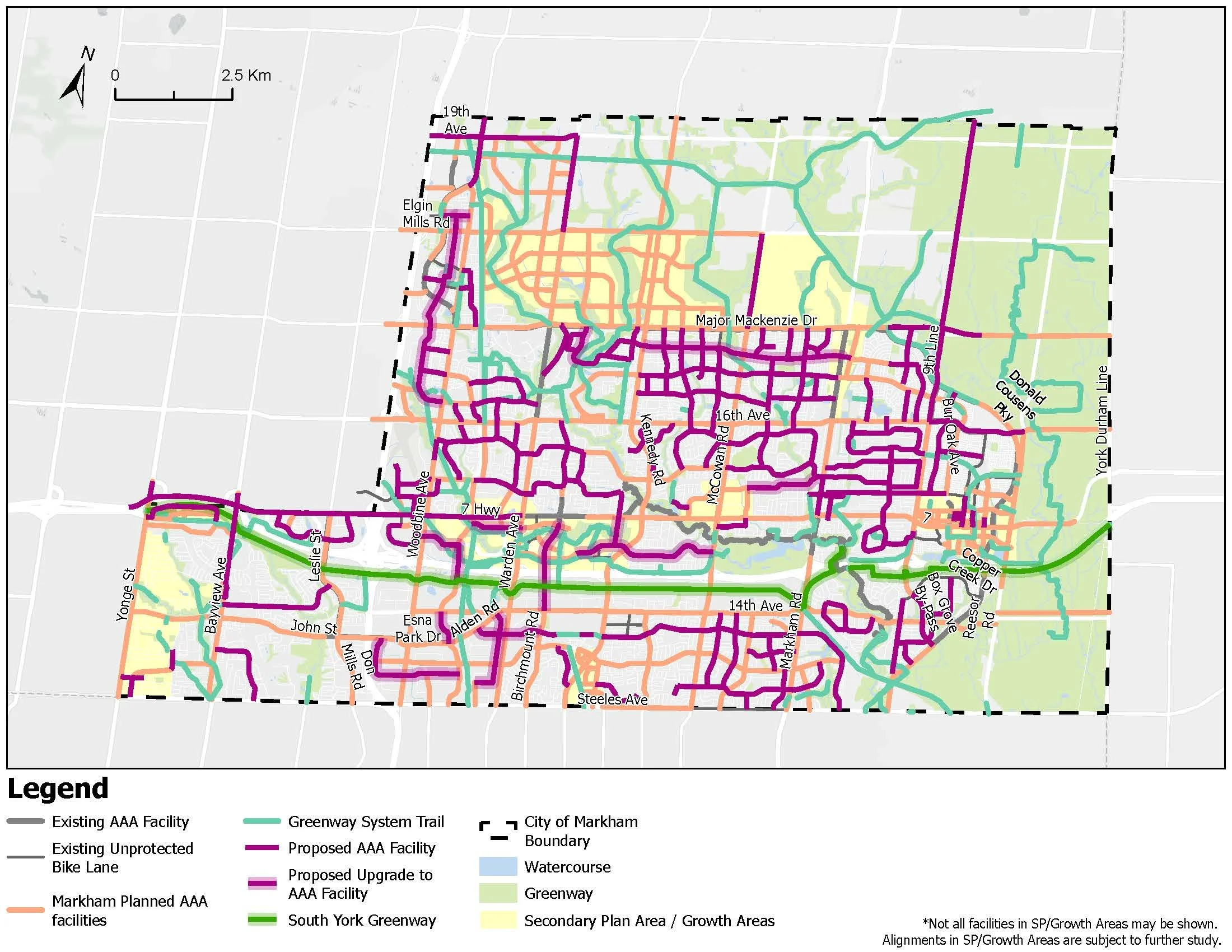 Active Transportation Alternative 3 - Transit Supportive
