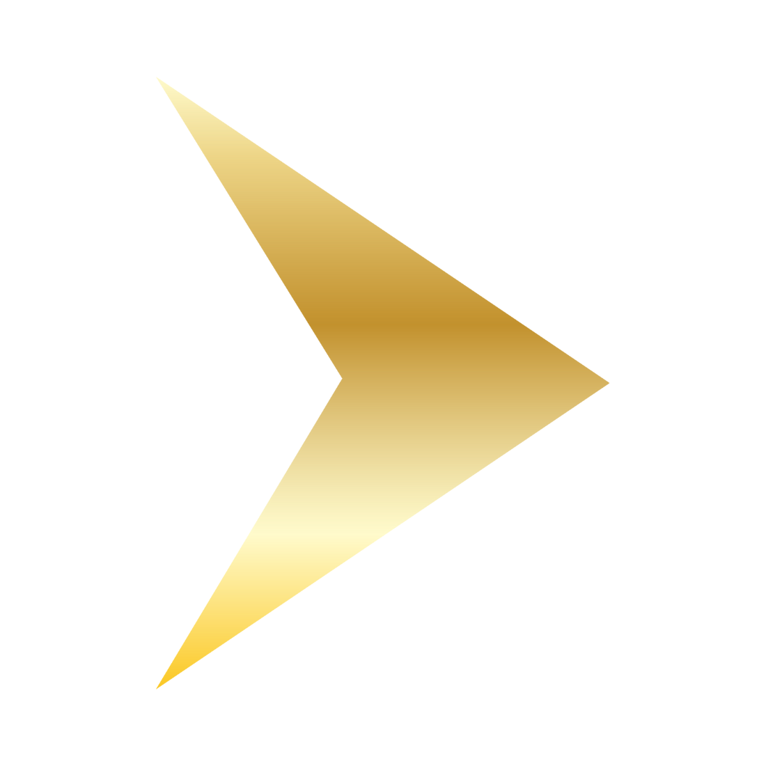 An abstract graphic with a black background and a large, central, gold and black arrow pointing to the right, with horizontal lines of red, yellow, green, and brown streaking across the background.