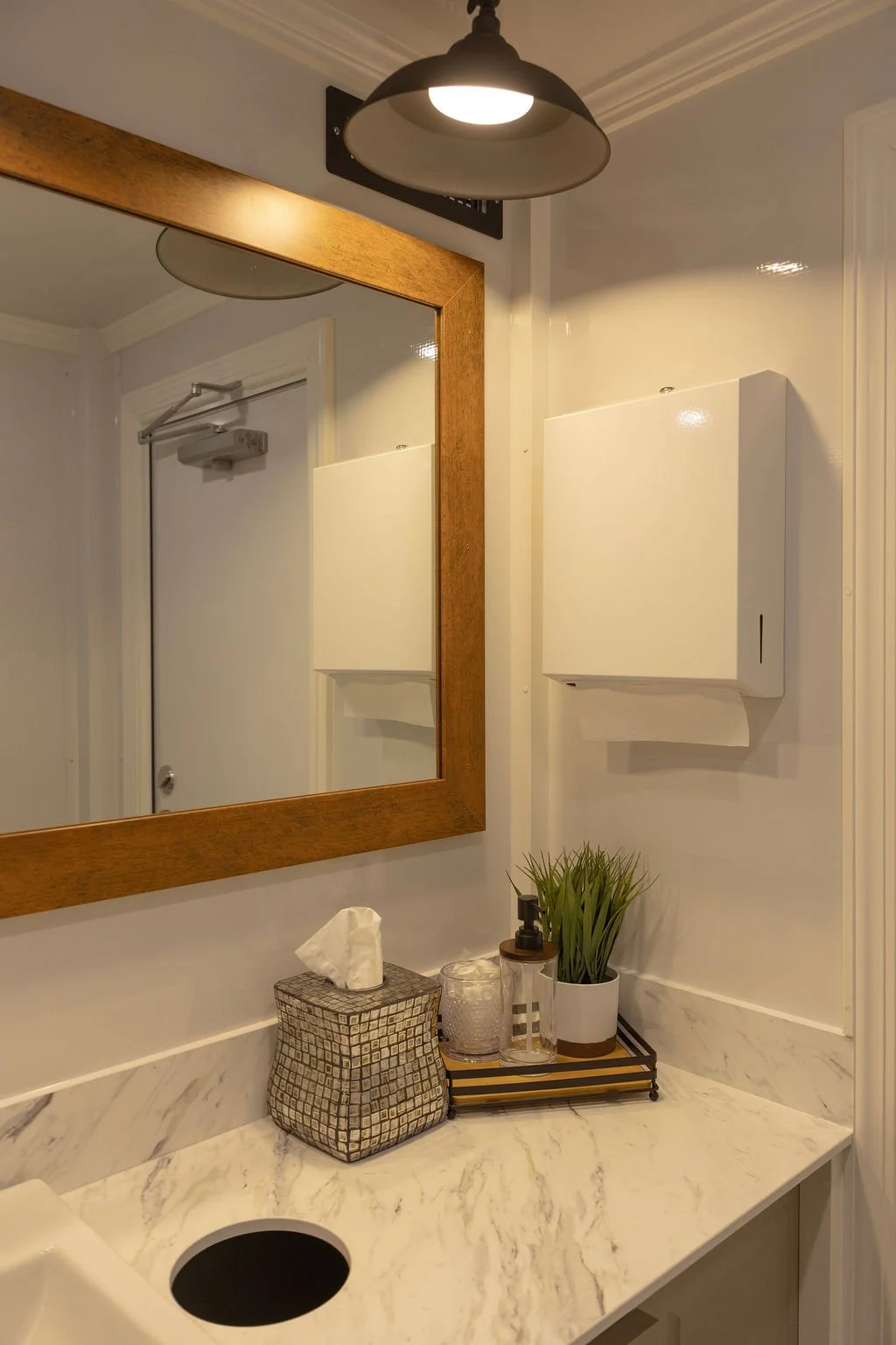 Mobile Restroom Trailer Rental - 3 Stall