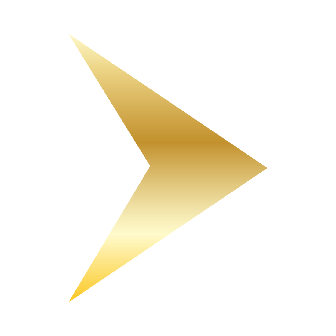 Streaming icon with a black arrow pointing right, and a gradient arrow pointing right in shades of gold, with red, yellow, and brown horizontal lines in the background.