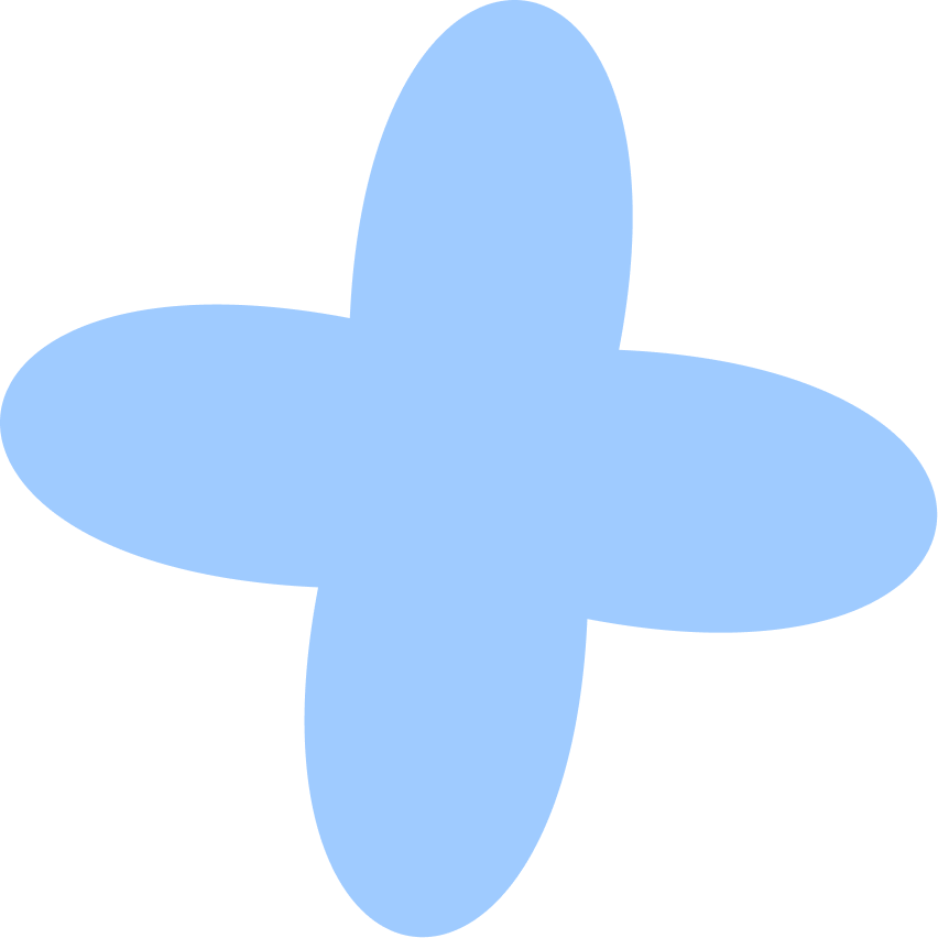 Light blue butterfly-shaped graphic on a black background.