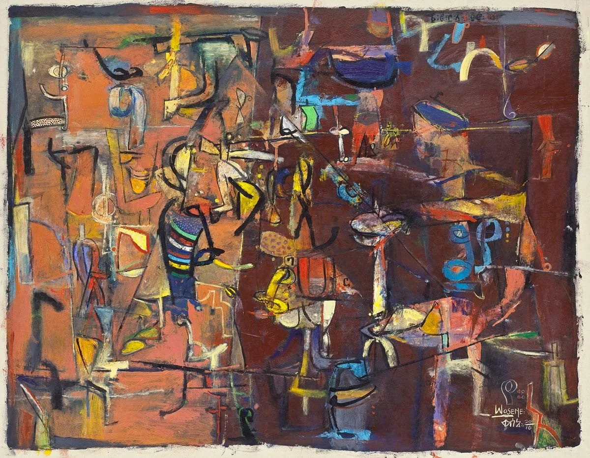 For Love of Words III, 2016, acrylic on canvas, 34’ x 42” (86.4 x 106.7 cm)