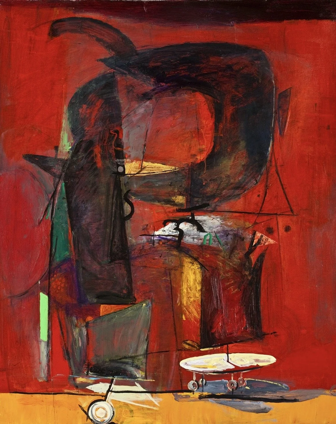 The Inventor II, 2010, acrylic on linen, Private collection