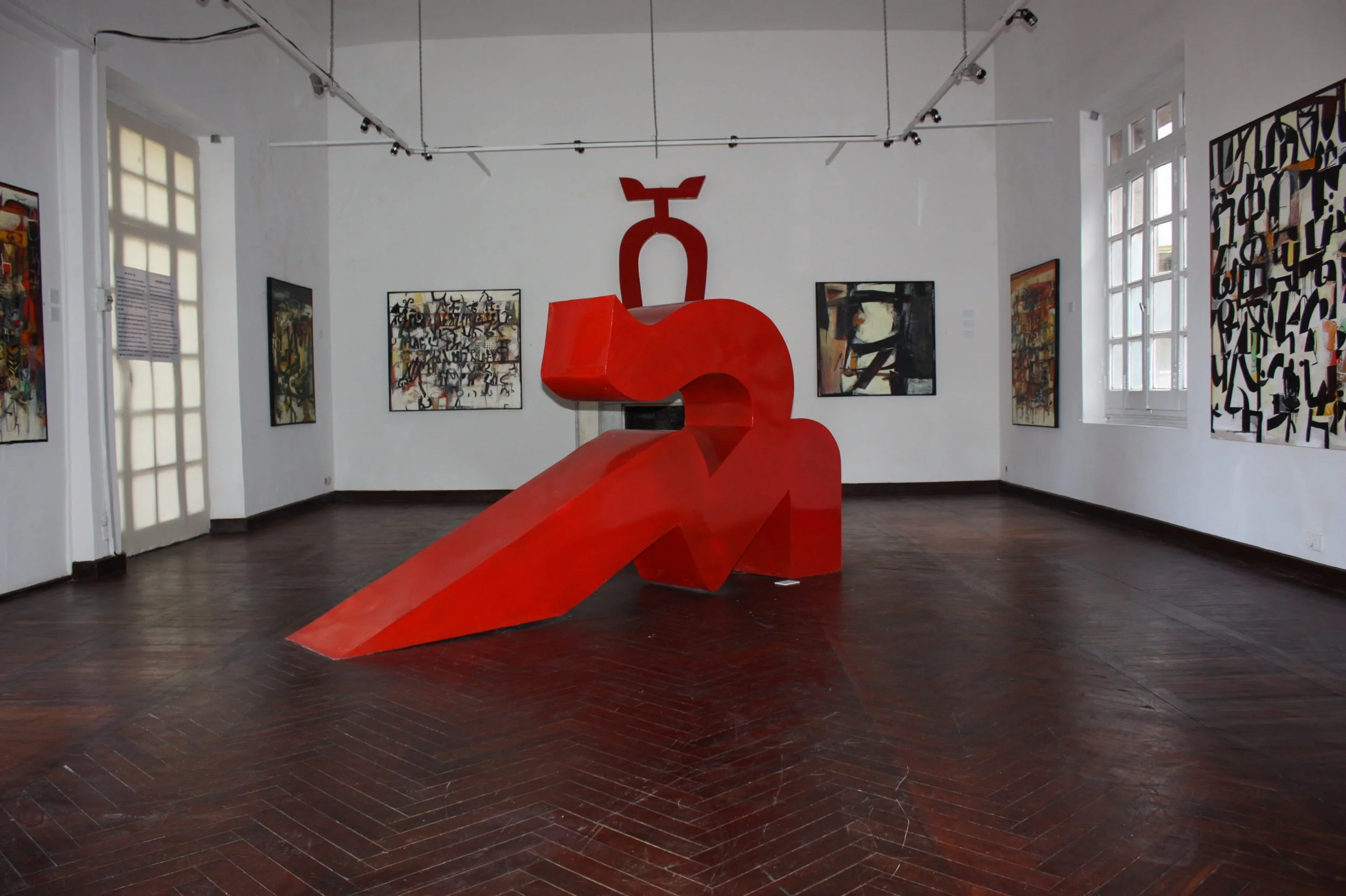 My Ethiopia IV, 2010, sheet metal & metallic paint, 5’ x 12’ (152.4 x 365.8 cm)