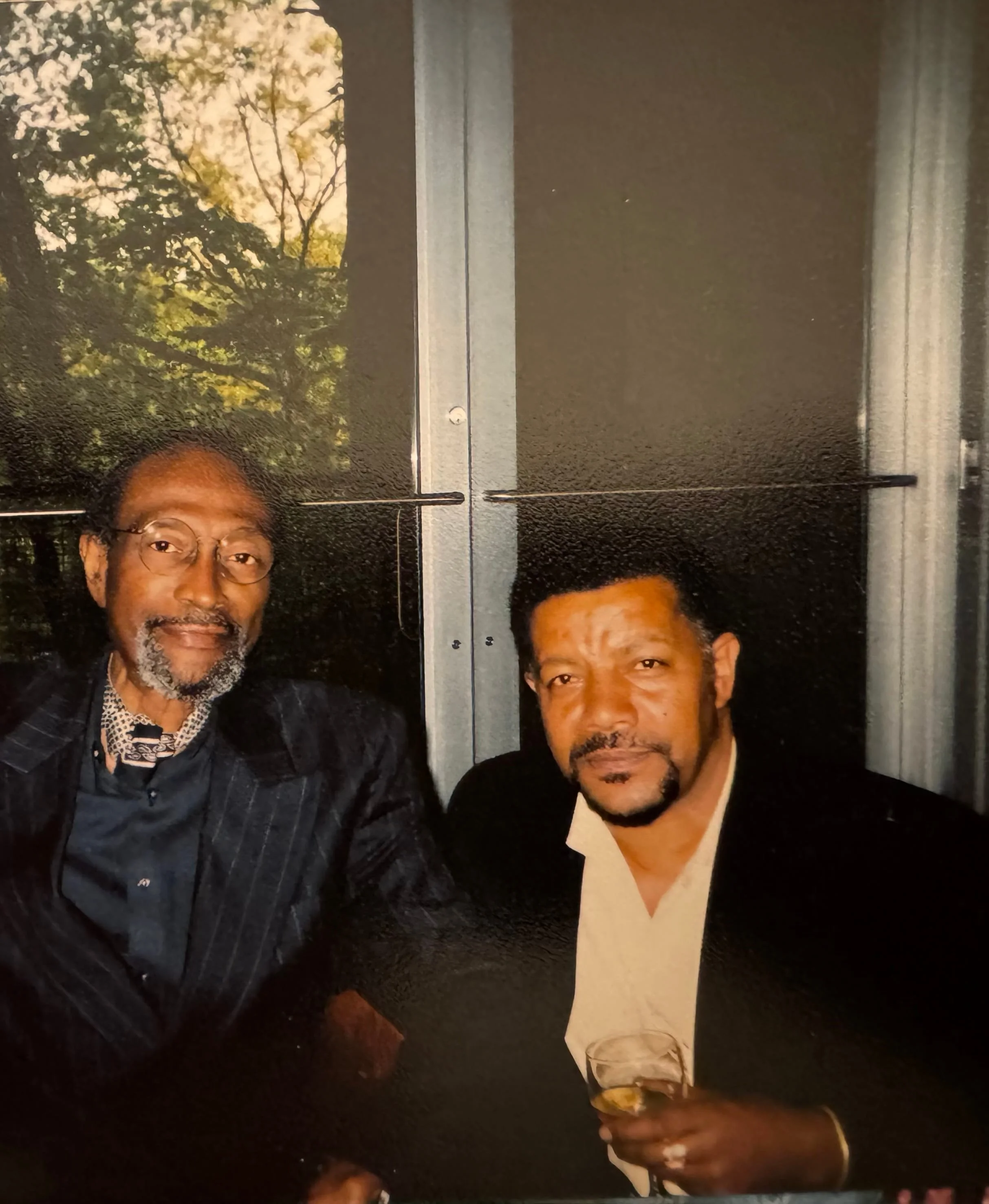 Wosene and mentor Jeff Donaldson in Washington, DC, circa 1980-1