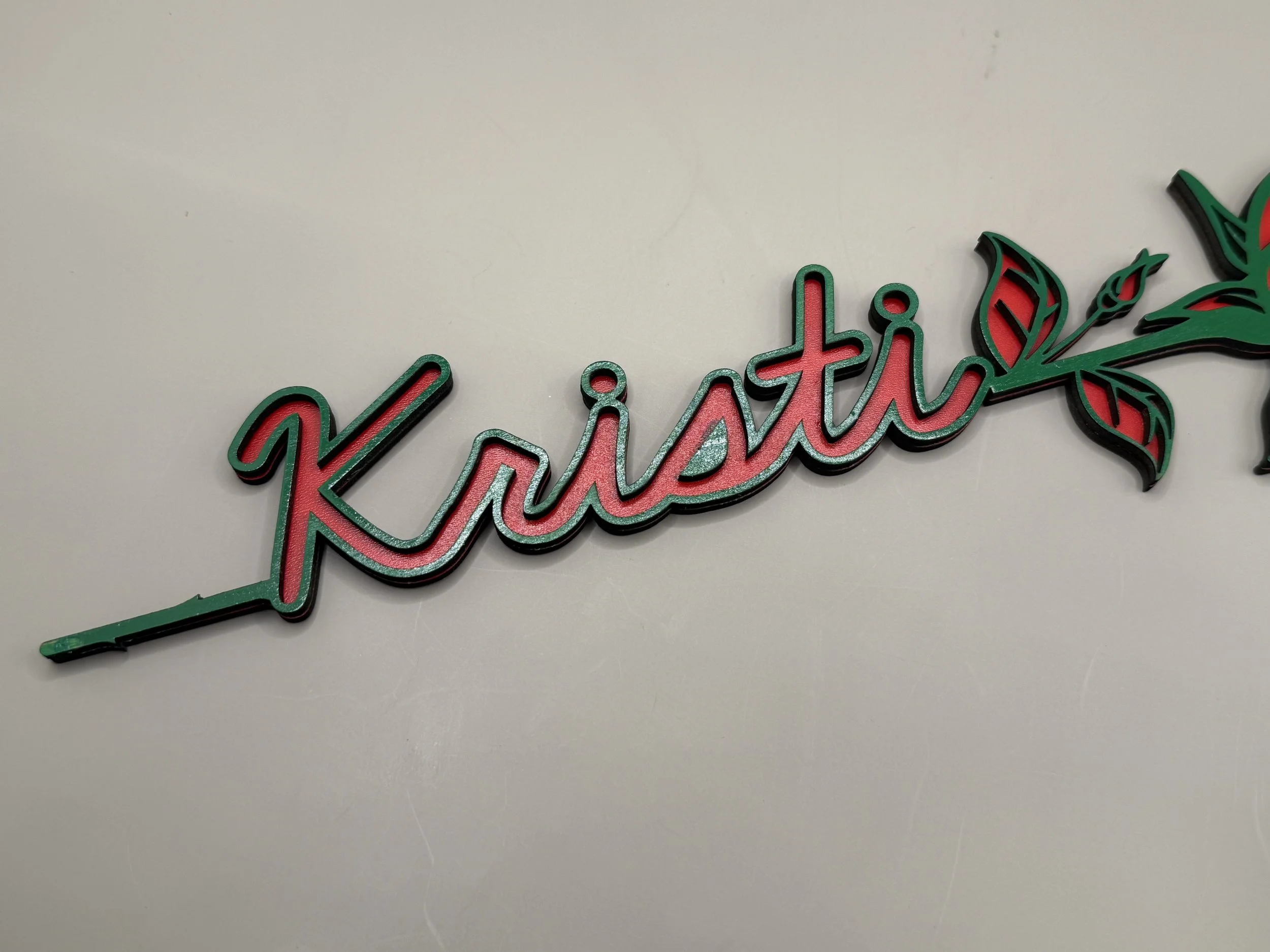 Layered Rose with Name on stem - Name.JPG