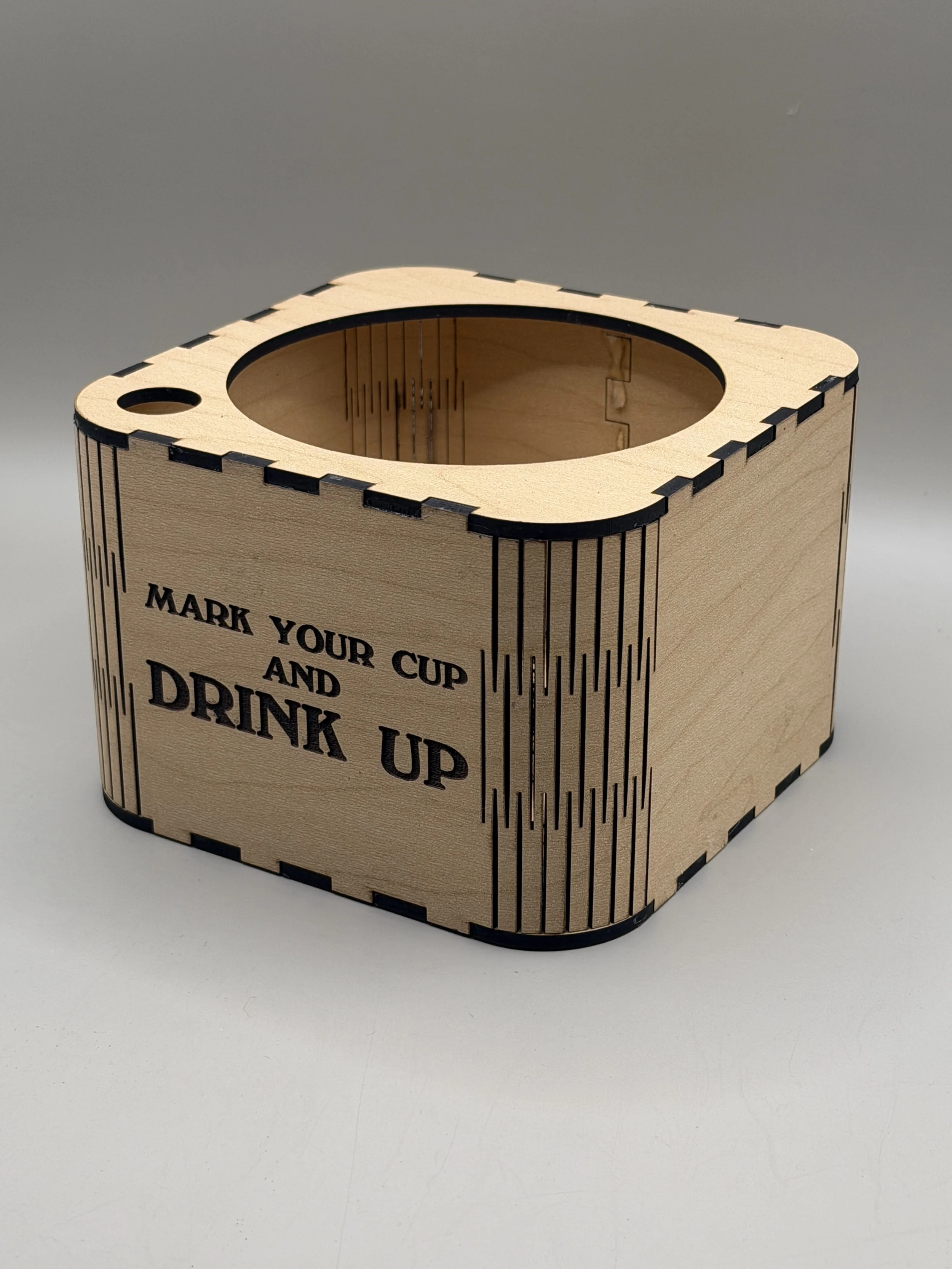 Mark your Cup Holder - Maple - Side.JPG