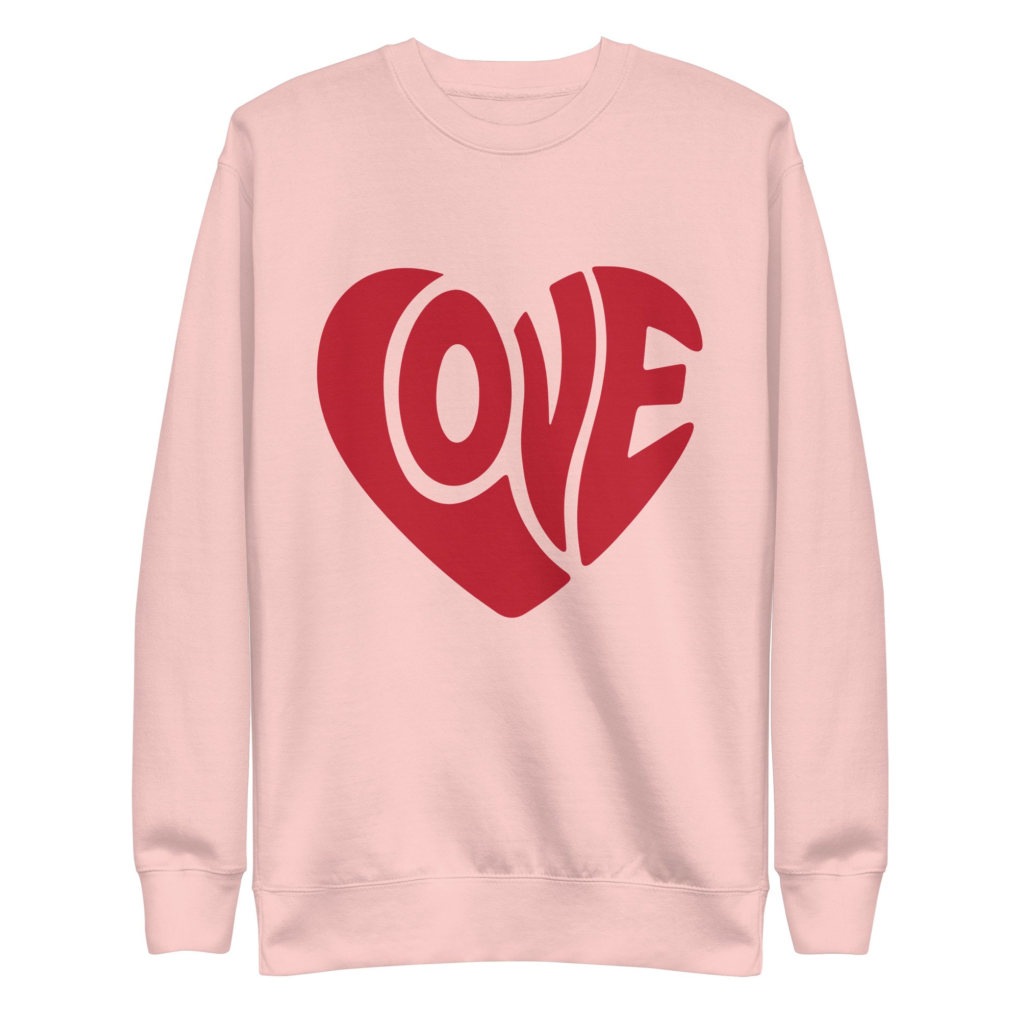 LOVE Heart - Unisex Premium Sweatshirt