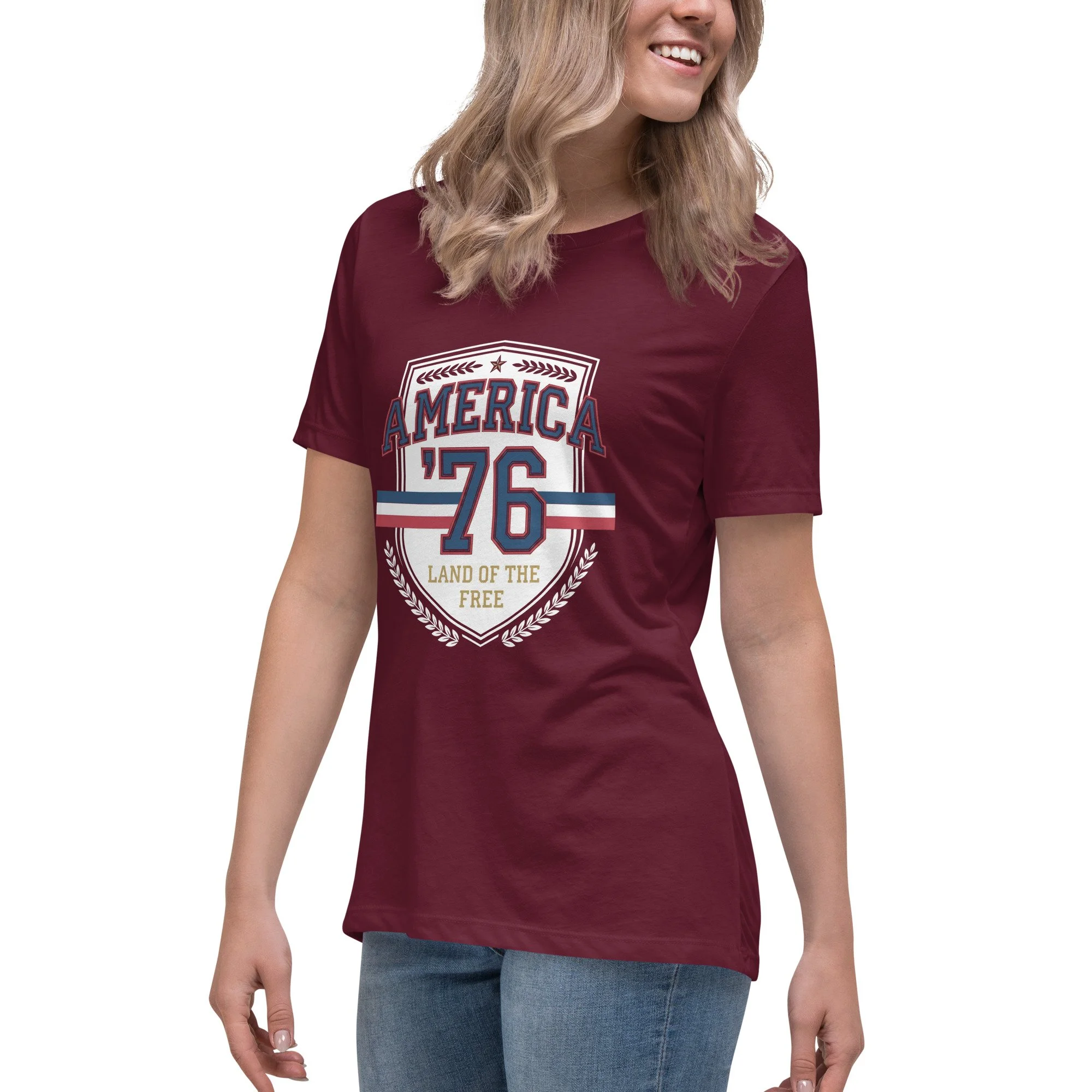 womens-relaxed-t-shirt-maroon-left-front-6a023e82b96fa.jpg