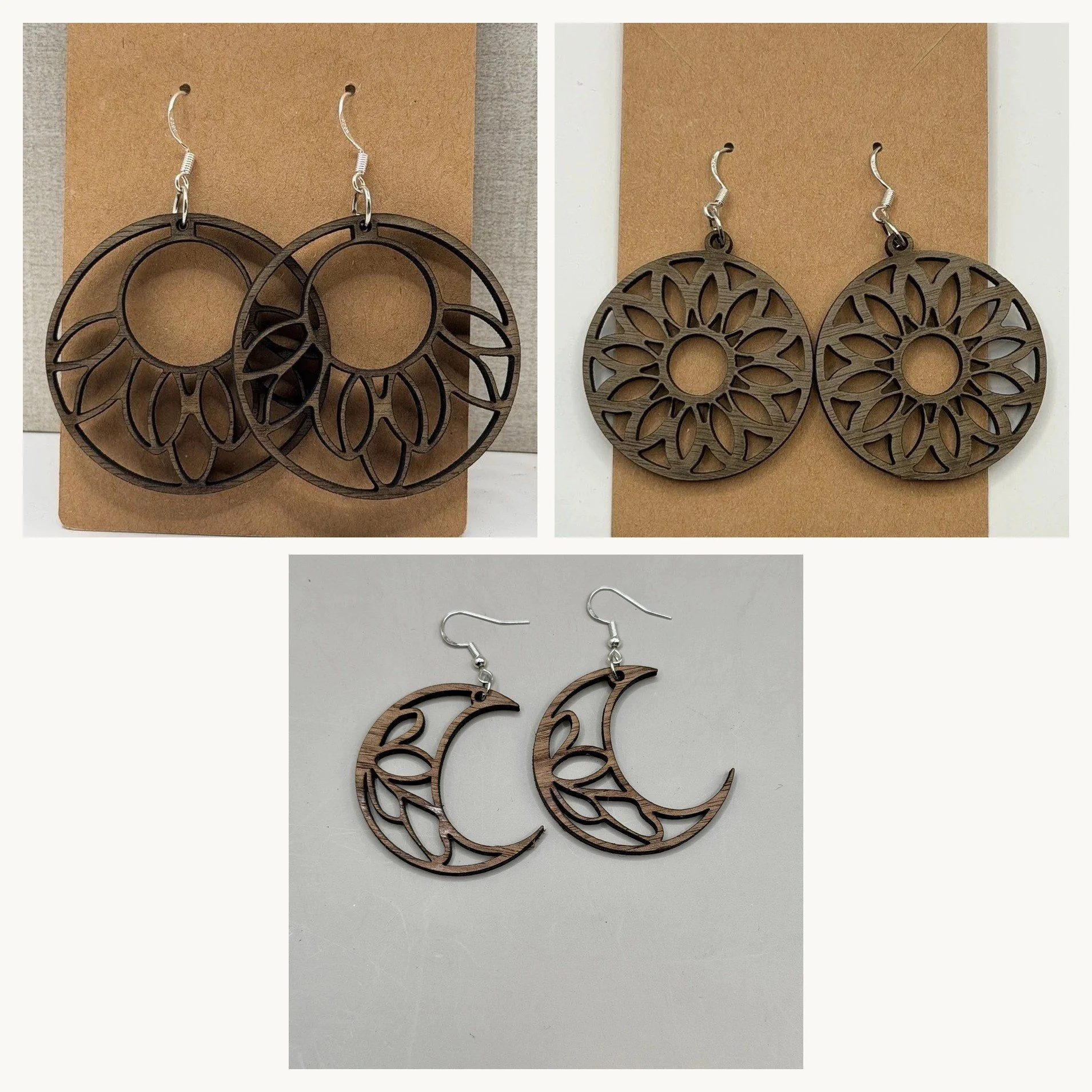 Walnut Boho and Celestial Collection 3-Pack