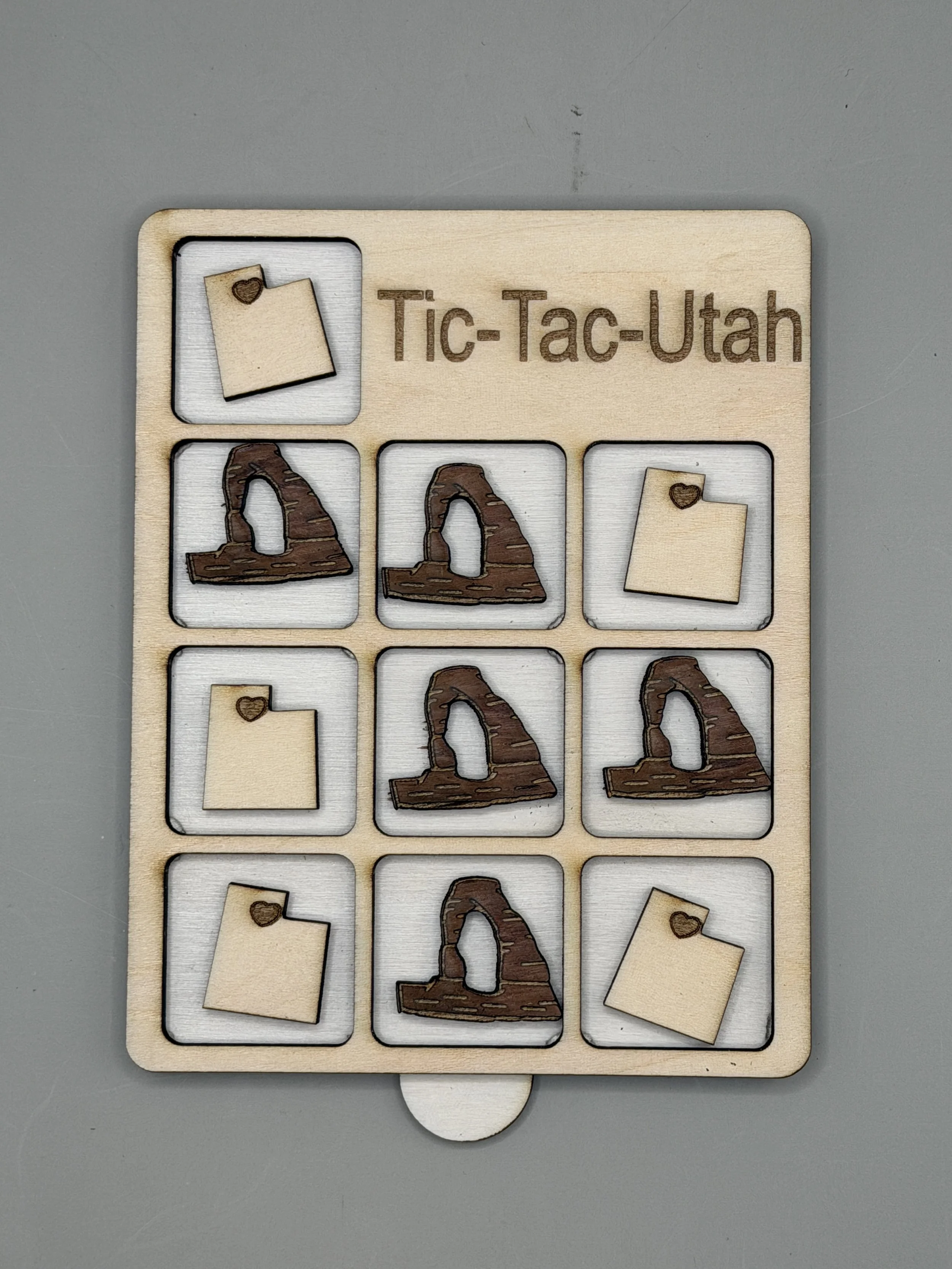 Tic-Tac-Utah Game Board.JPG