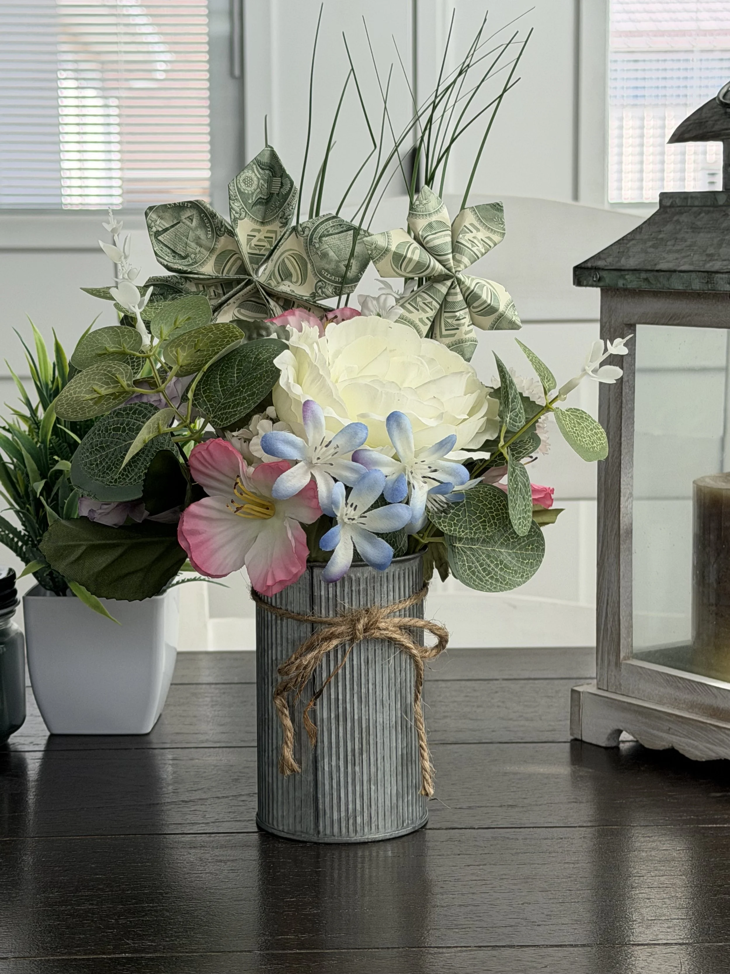 Money Flower Bouquet - White- blue-pink-with money.jpeg
