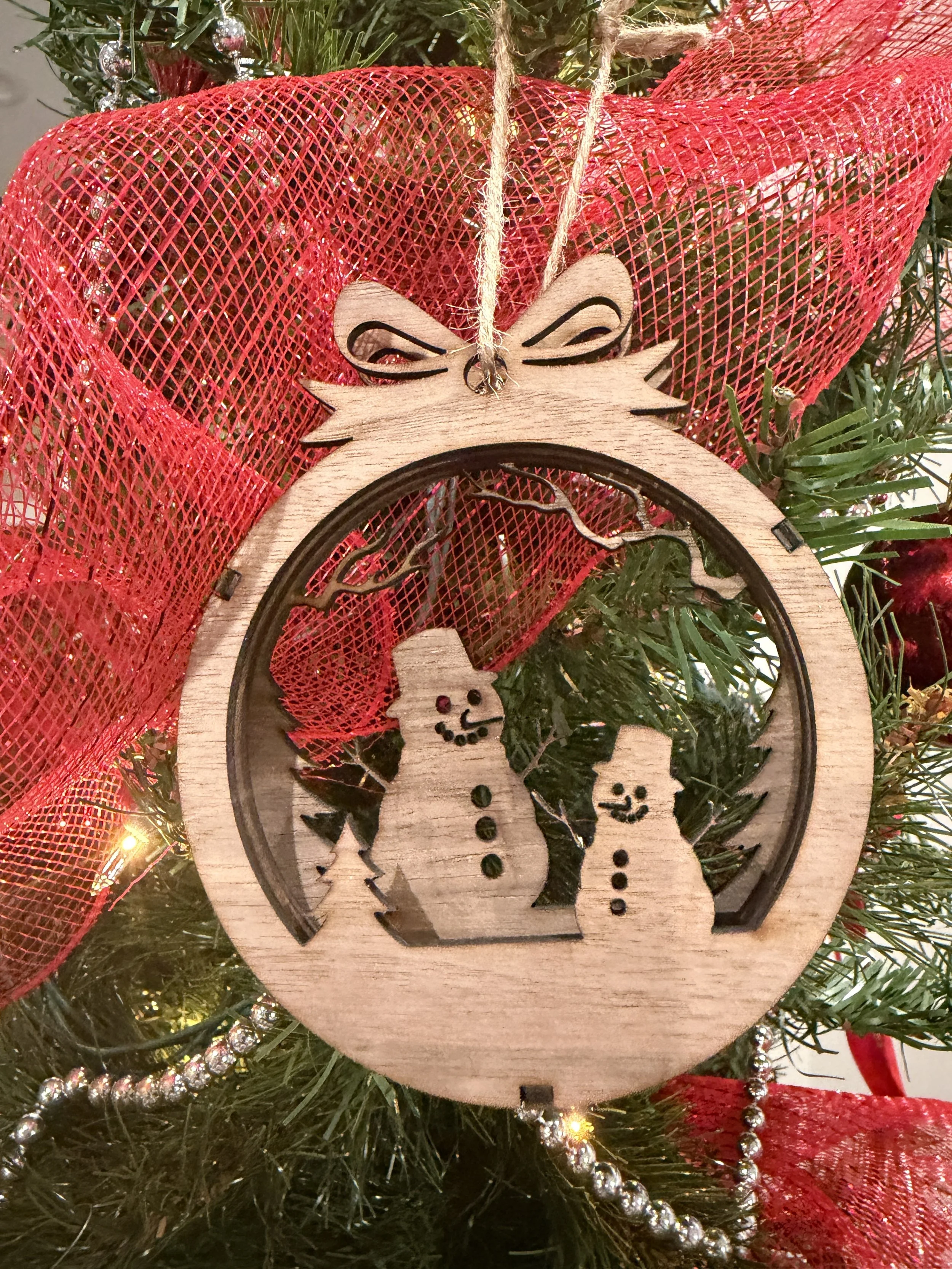 Snowman Ornament on Tree.JPG