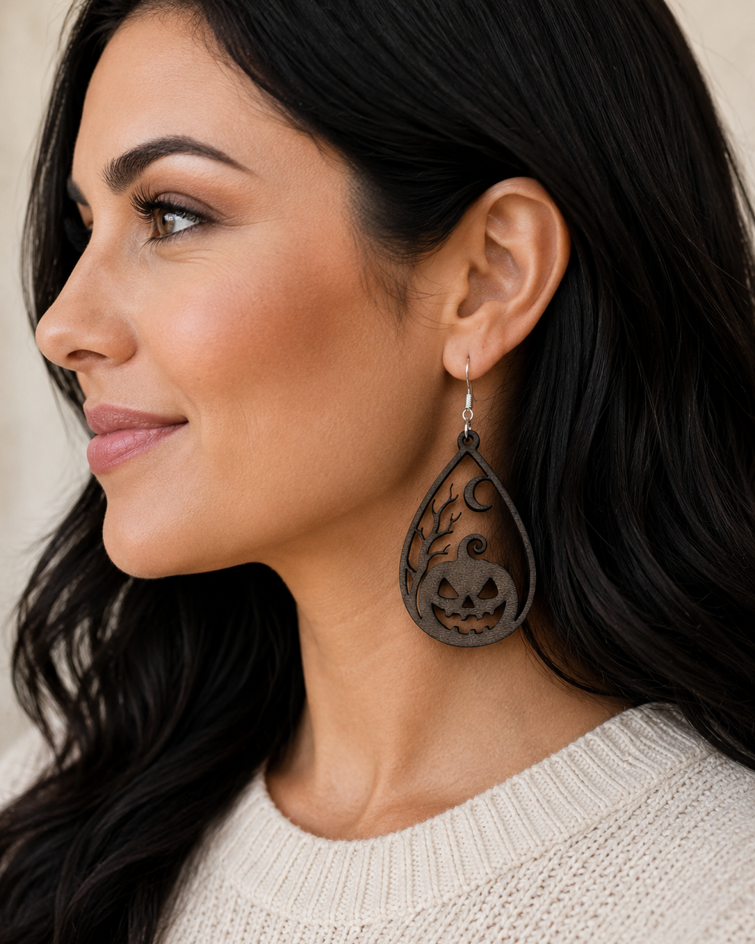 Jack+O+Lantern+Teardrop+Earrings+-+On+Model.png