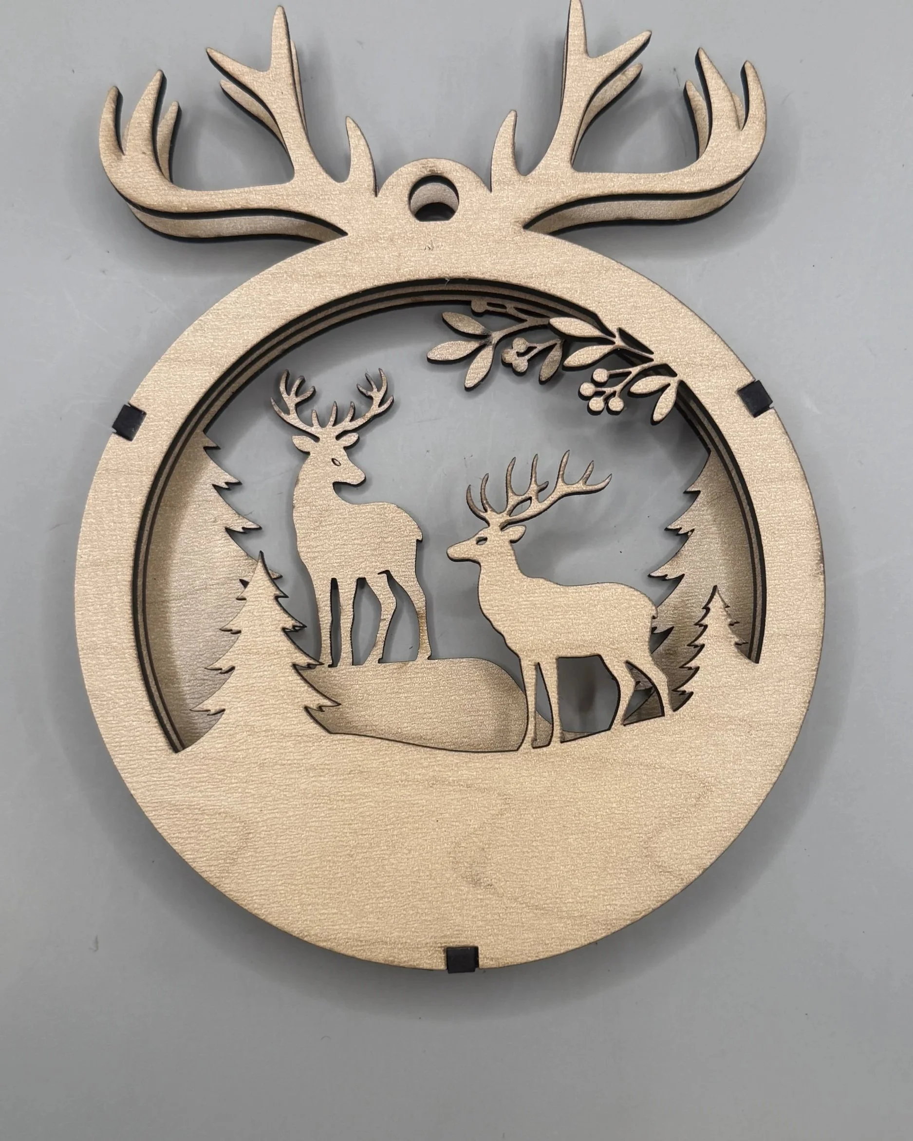 woodland-animals-layered-wood-ornament-3-pack-maple-02-reindeer-antlers.jpg
