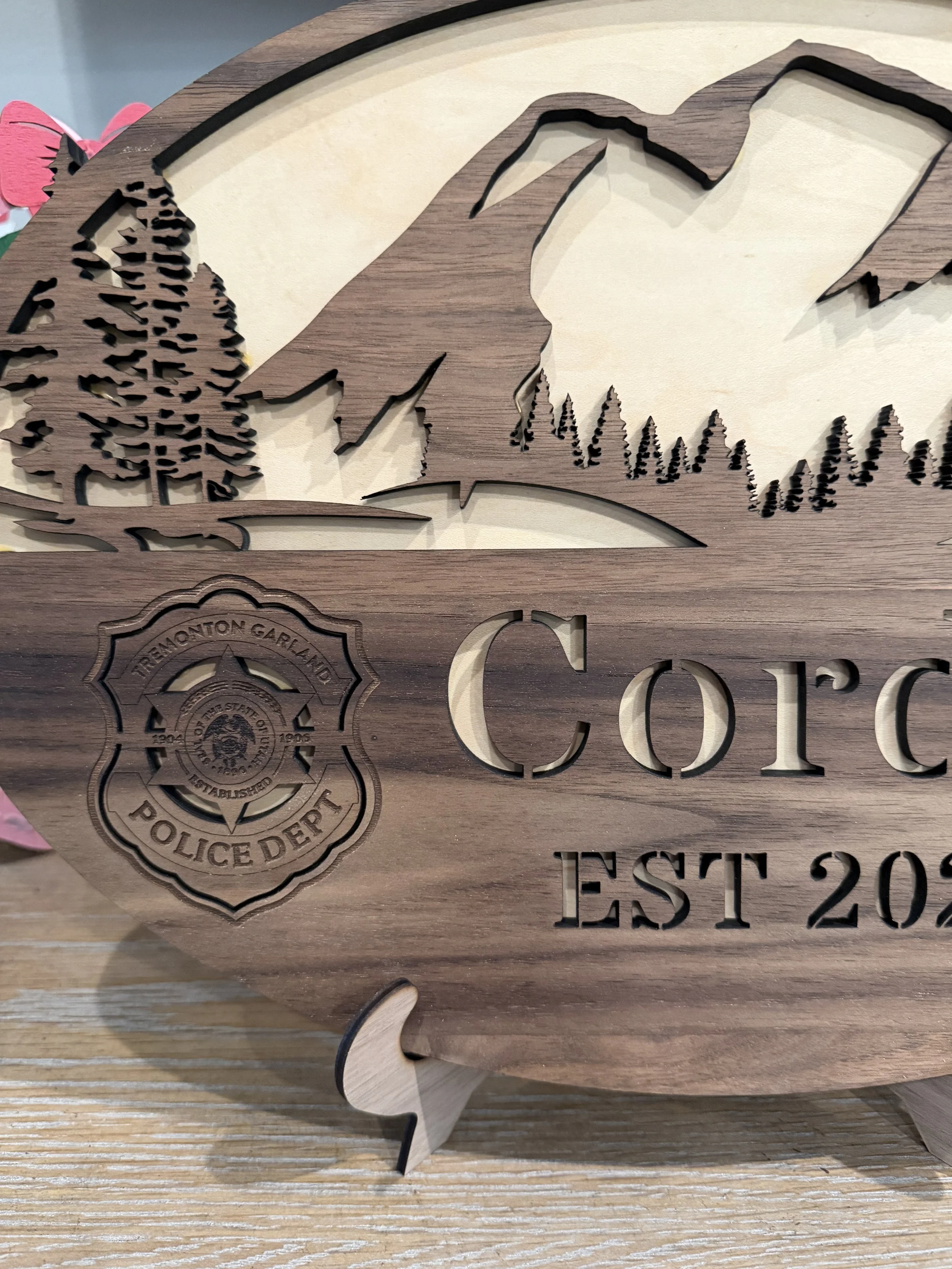 Custom Family Name Sign badge.JPG