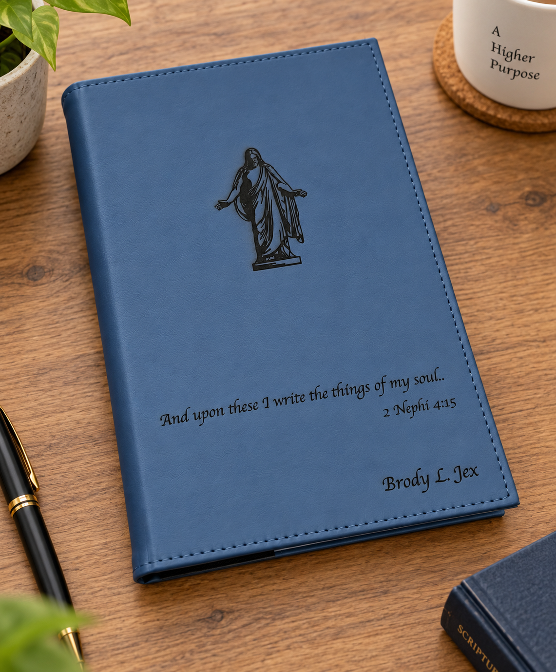 Laserette Journal Notebook Close Engraved - Lifestyle.png