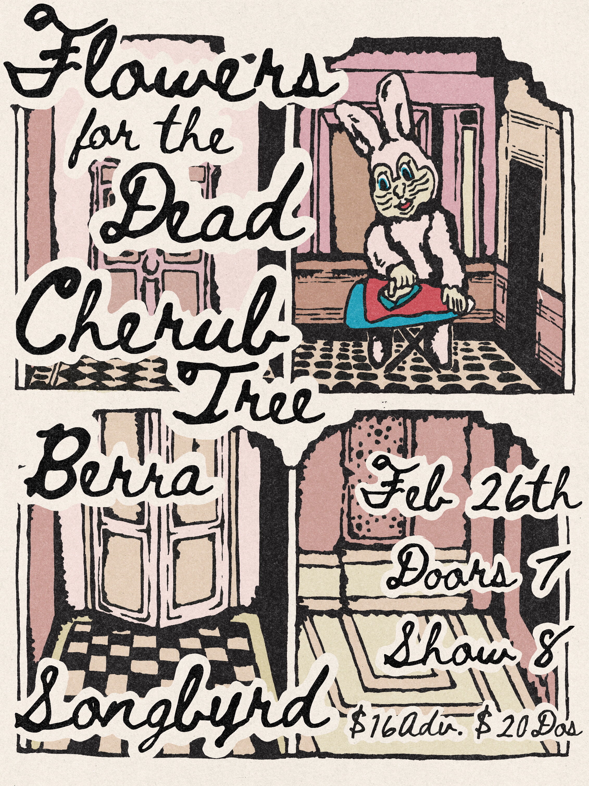 Flowers for the Dead Show Flyer 2026