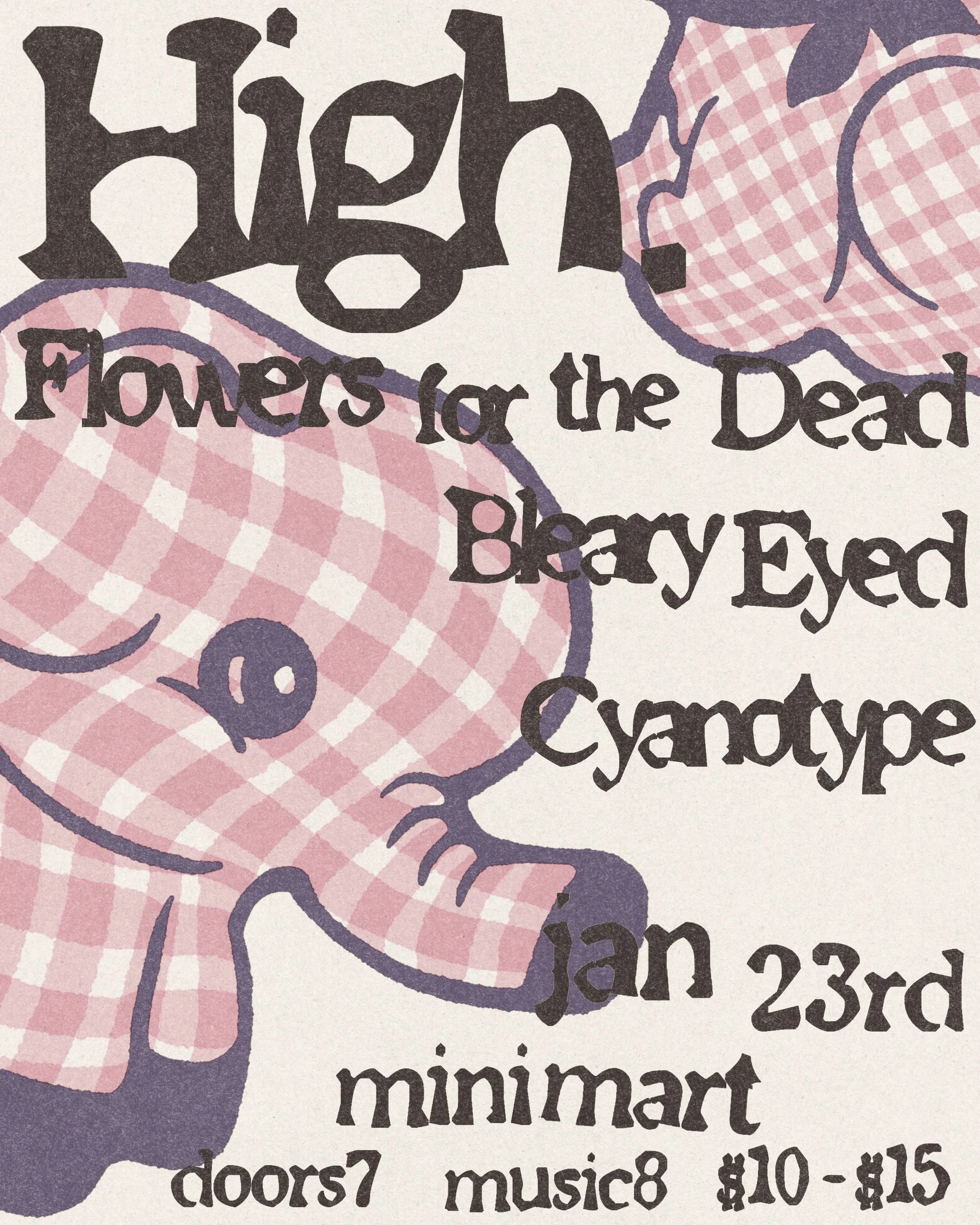 High. & FFTD Tour Show Flyer 2026