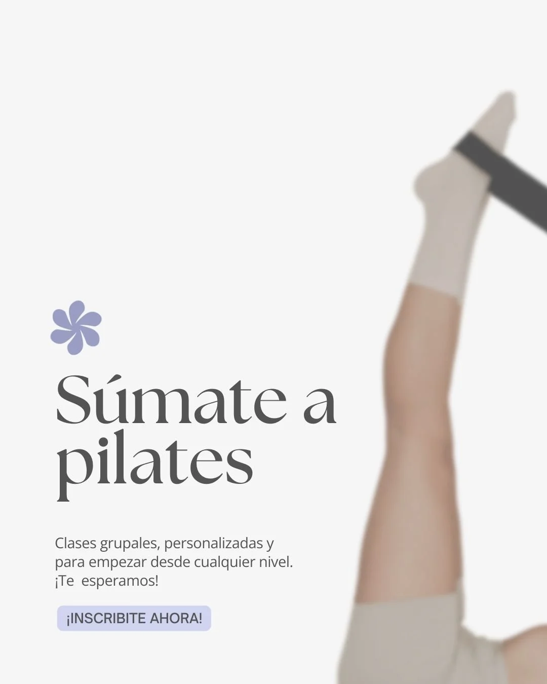 Bloom es un estudio creado para que te sientas acompa&ntilde;ad@ desde el primer d&iacute;a.

✔️ Grupos reducidos
✔️ Acompa&ntilde;amiento profesional
✔️ Sesiones adaptadas a diferentes condiciones
✔️ Atenci&oacute;n cercana y progresos reales
✔️ Var