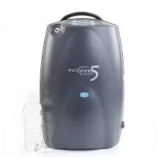 Portable oxygen concentrator with Eclipse 5 branding
