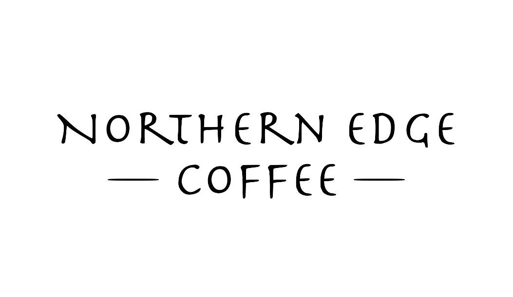 A logo with the text 'Northern Edge Coffee' in a stylized handwritten font.