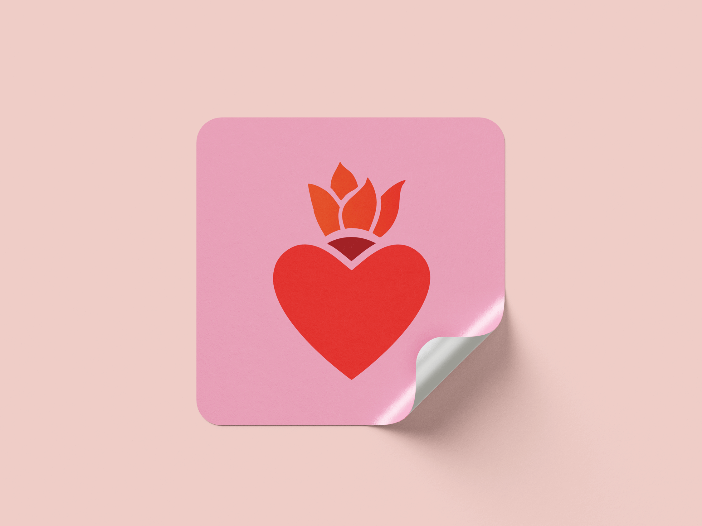 El Corazoncito Sagrado Sticker