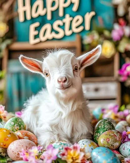 Happy Easter to you too! 🐣 I hope your day is filled with good food, great company, and maybe a few too many chocolate eggs.

#spoiledpygmybabies #spoiledminispygmygoats #thespoiledminisranch #spoiled #followusnow #the #spoiledpygmygoats #pygmygoats