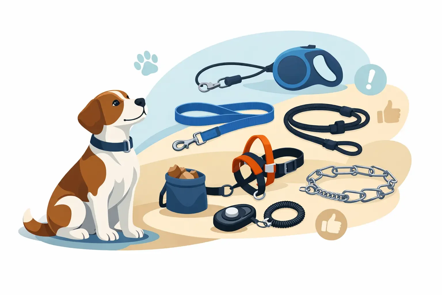 Dog Equipment for loose leash walking 