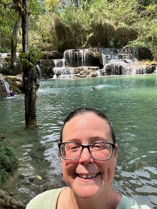 OBT at Kuang Si Waterfalls and swimming area