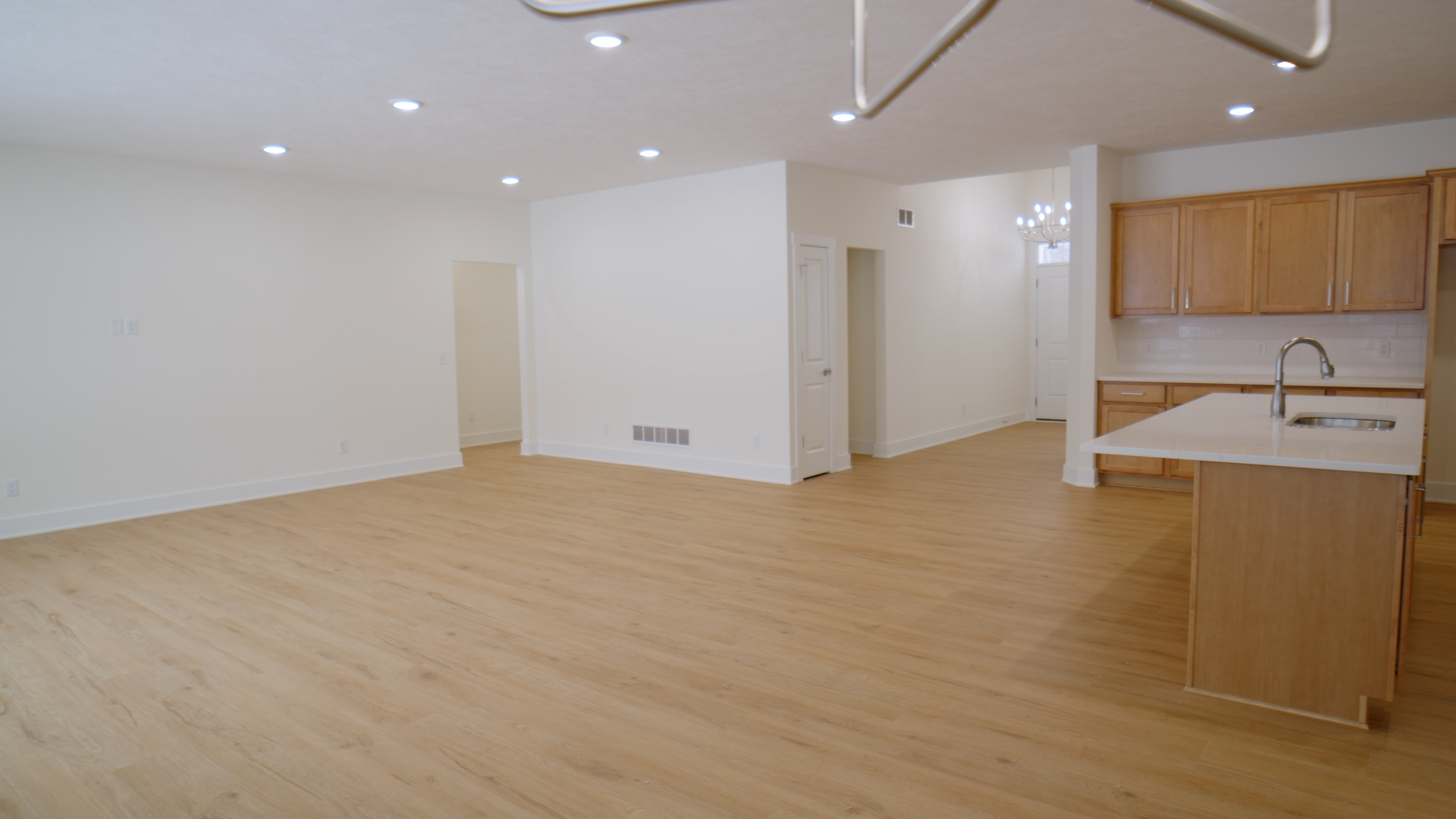 Kitchen + Living Room