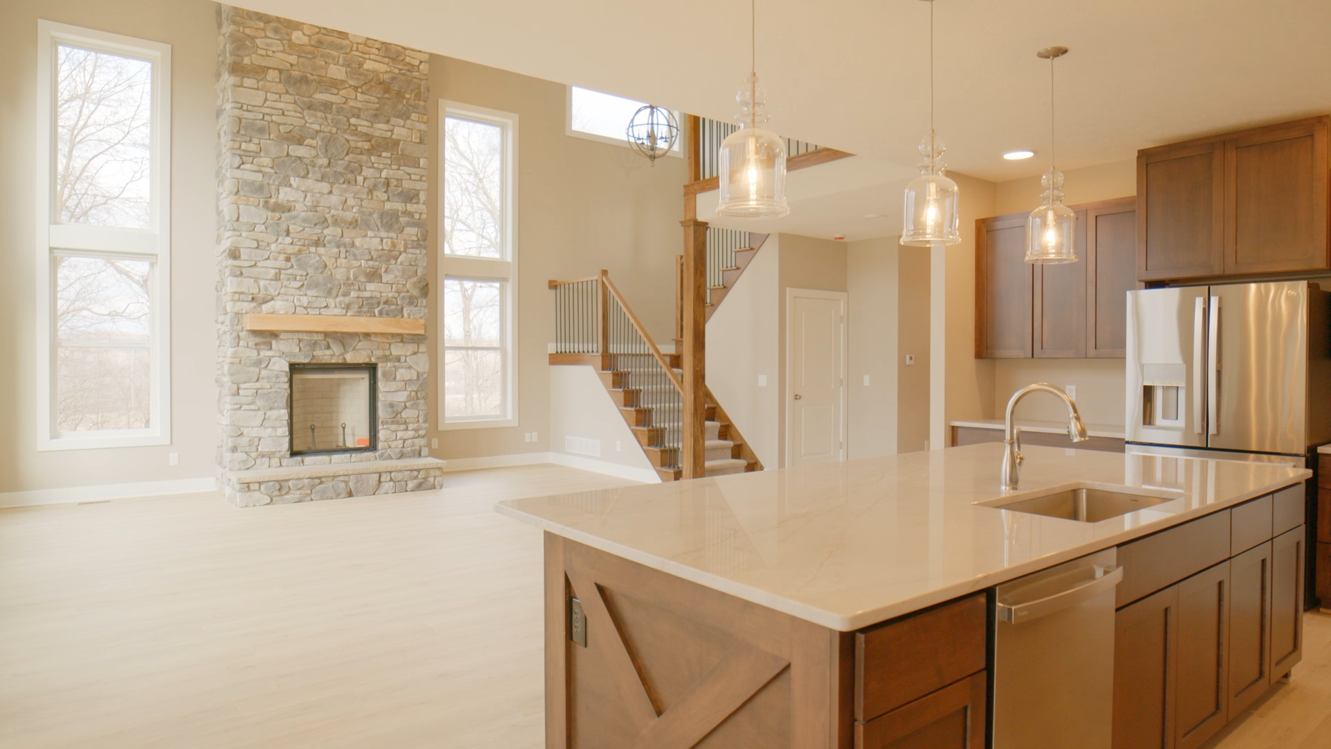 Living Room + Kitchen