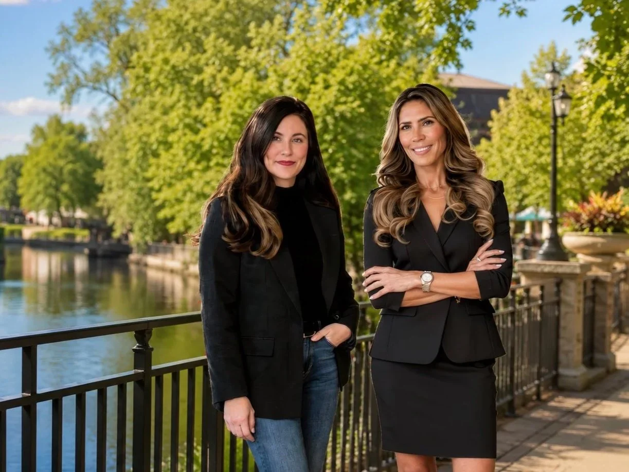Kim and Katie on the Naperville Riverwalk
