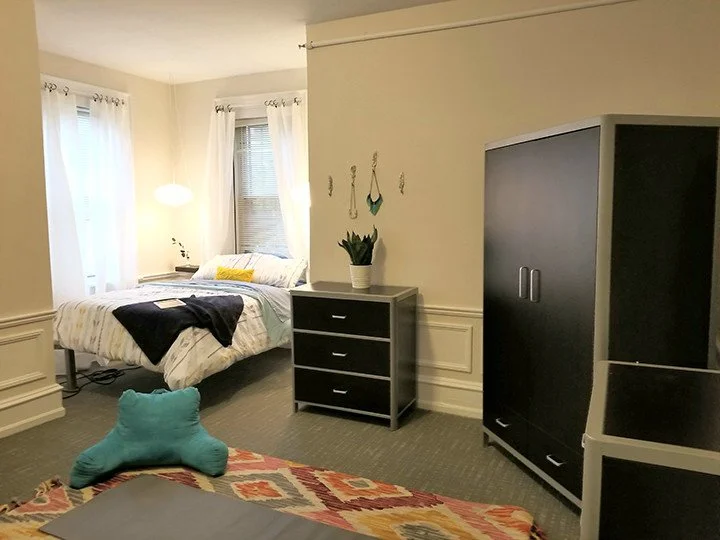 4-bedroom student apartment floor plan at Legacy at Drexel Arms near SJU