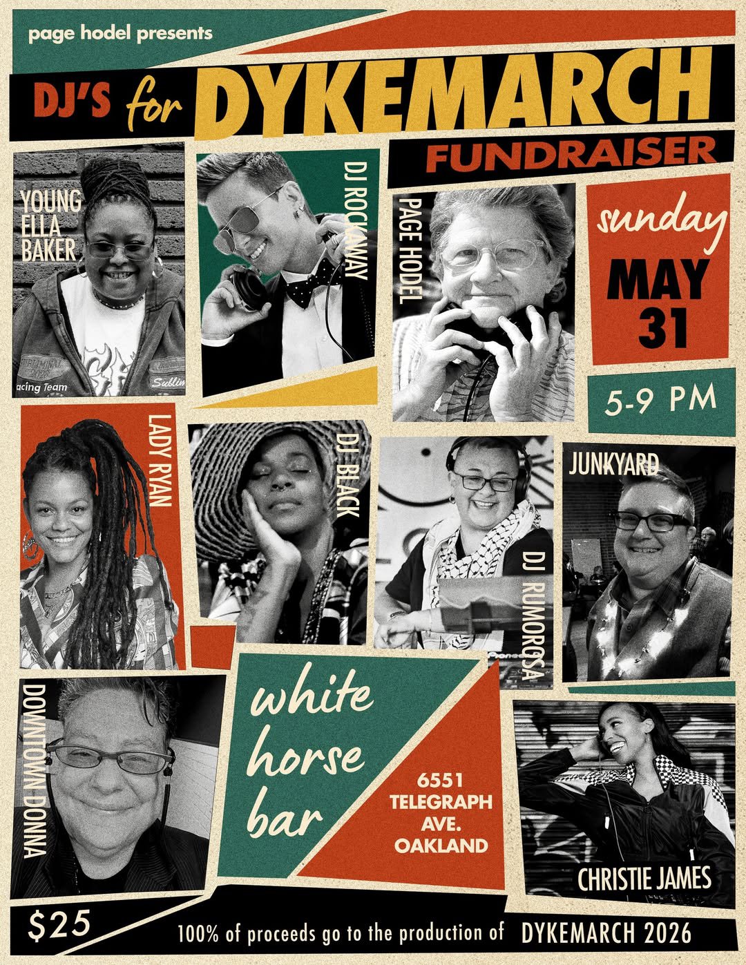 DJ's for Dyke March: SFDM Fundraiser @ The White Horse