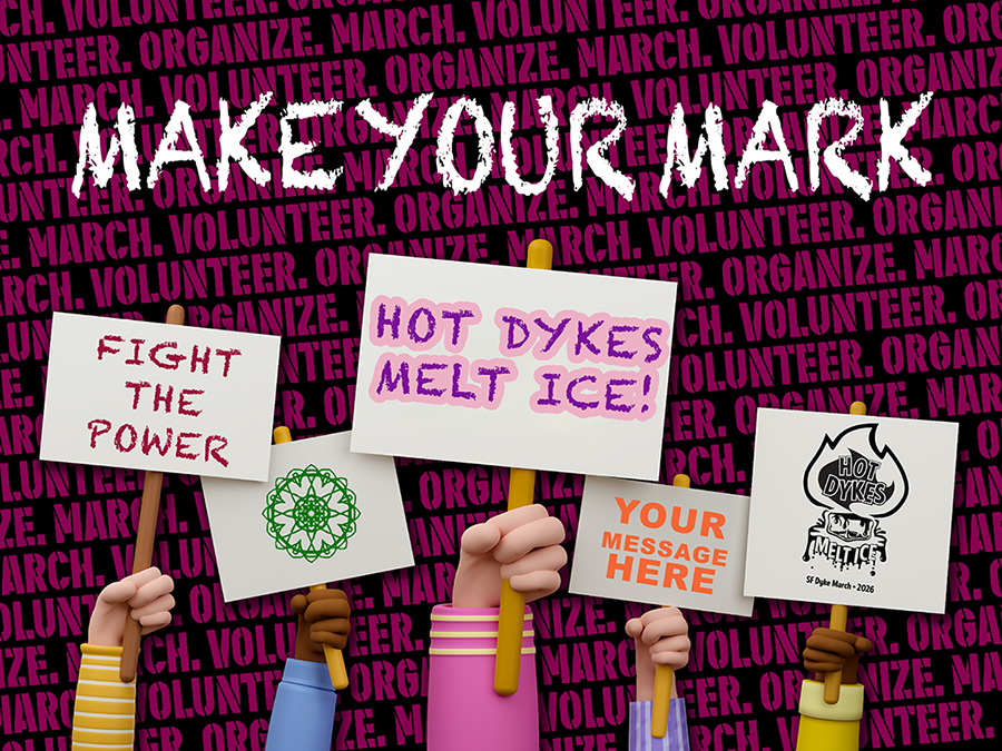 Make your mark: Sign-Making Party+Volunteer Sign-Up