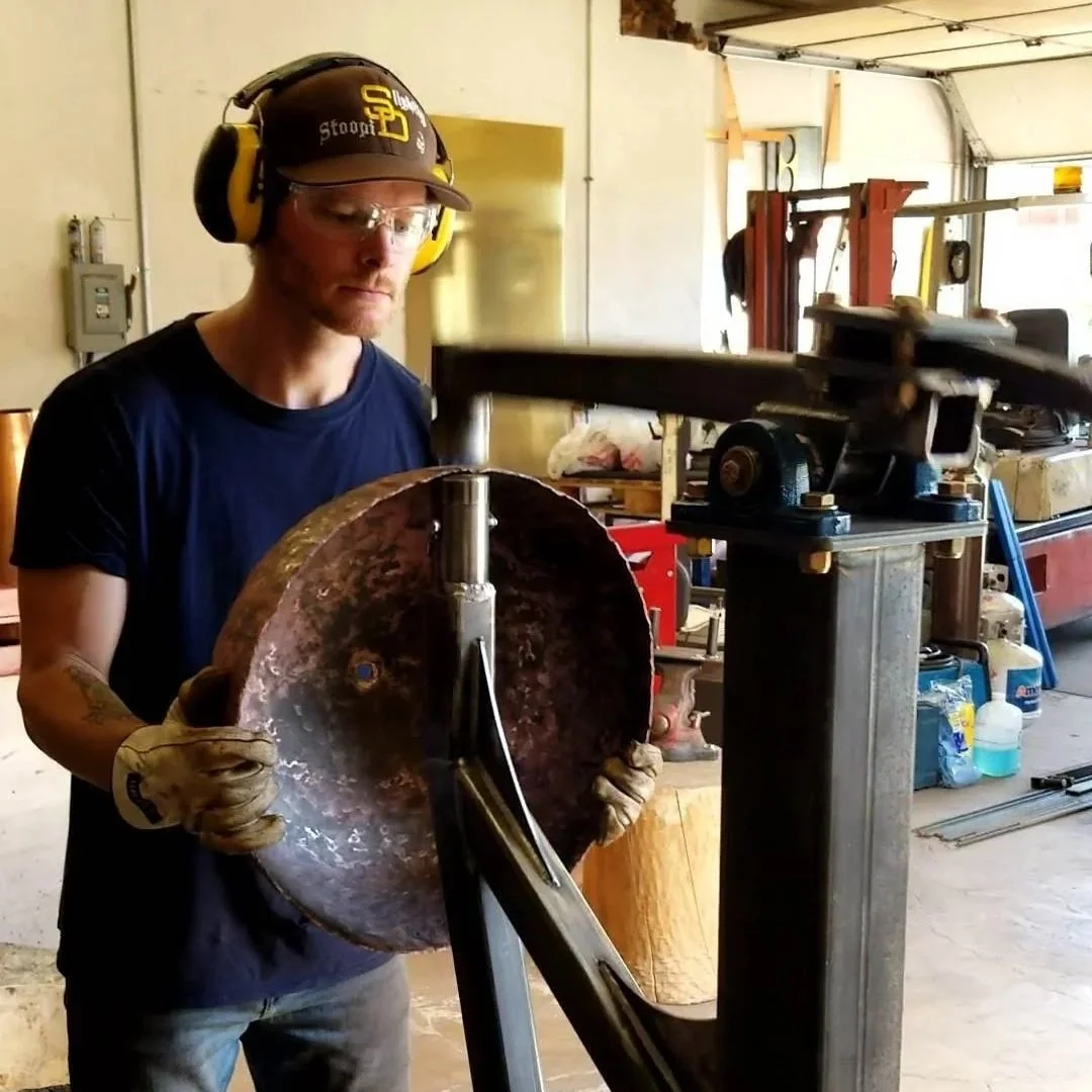 Shaping Copper For a Still for a Distillery