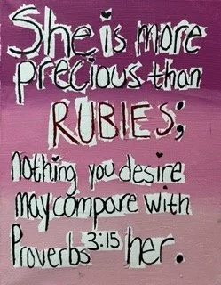 A beautiful reminder from some of the art in our hallway