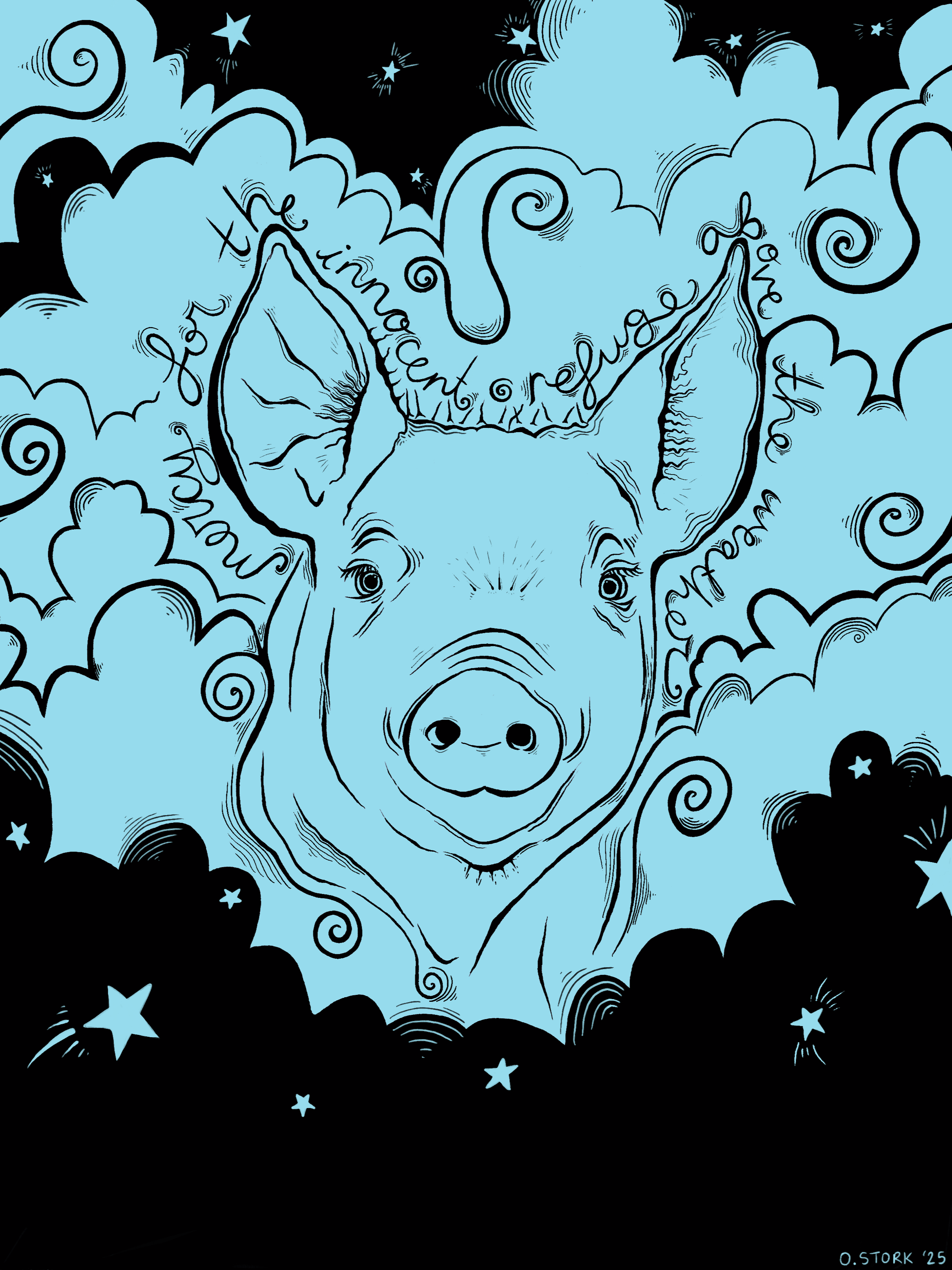 All Pigs Go To Heaven print