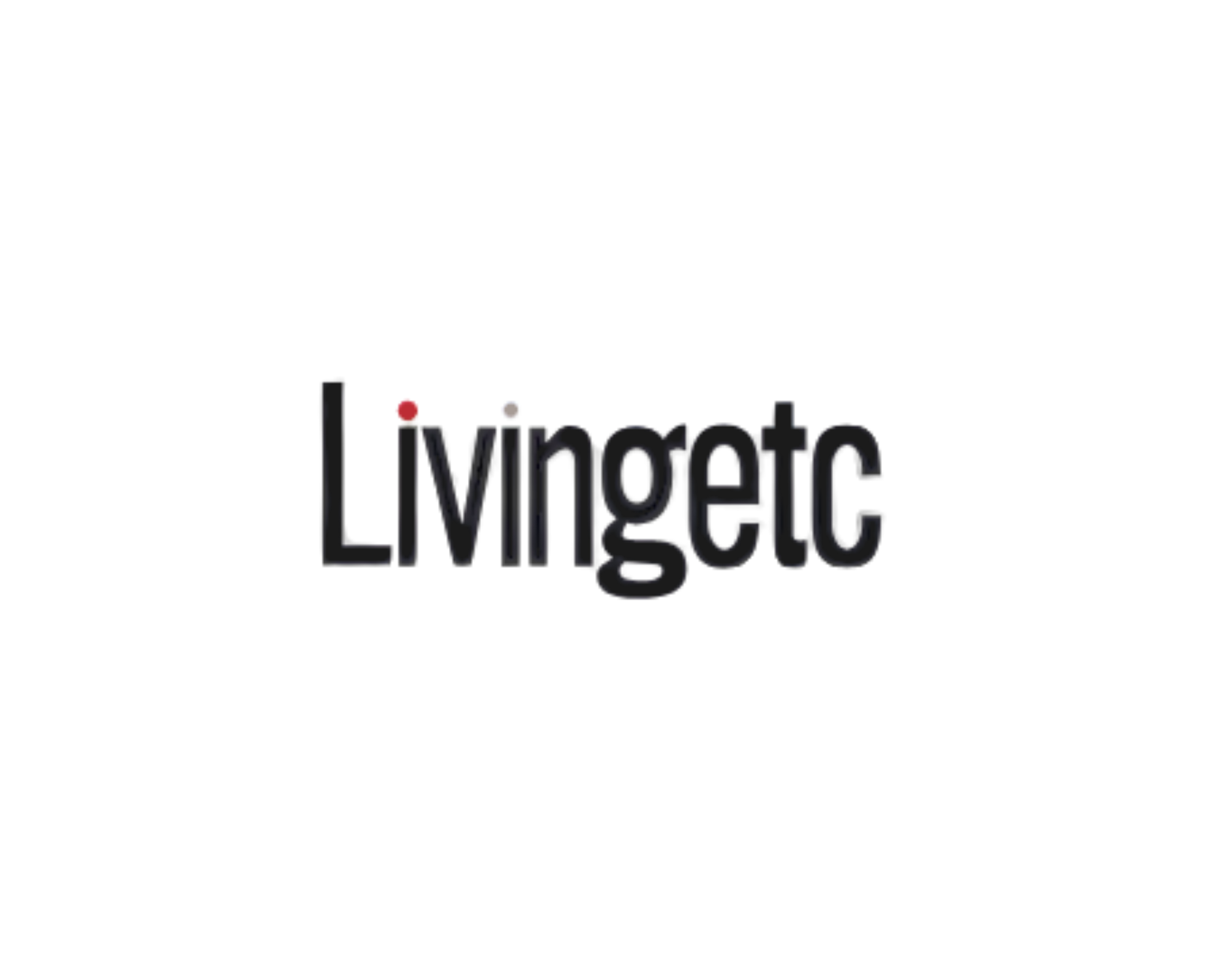 Logo for Livngetic with black and red color scheme.