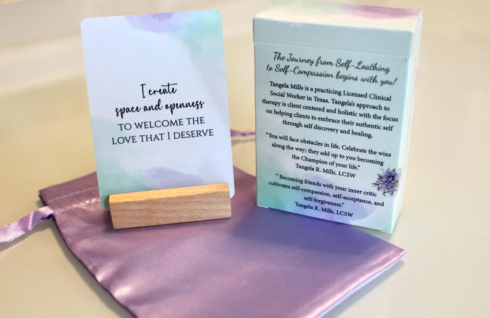 Affirmations Cards: 50 Self Compassion cards