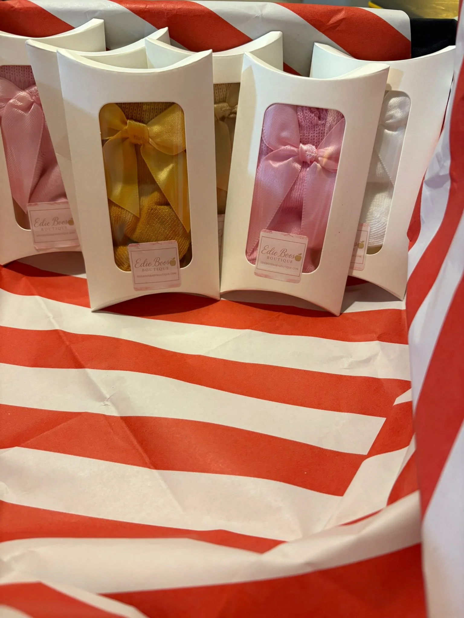 Adorable Baby Bow Socks packed by Eden