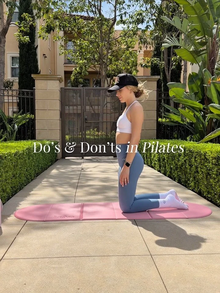 Do&rsquo;s &amp; don&rsquo;ts in Pilates for your ❌SAFETY❌

#form #pilates