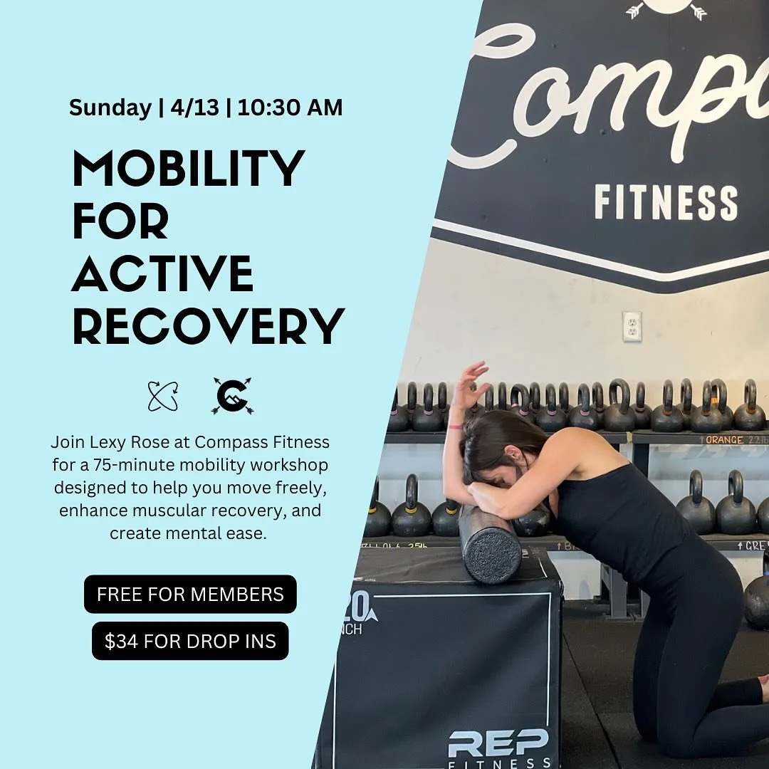 If you haven&rsquo;t been doing your regular mobility homework, get thee to my workshop on April 13th at @compassfitnessdenver! 

I don&rsquo;t care how well-rounded your exercise routine is, how much sleep you get, or how clean your nutrition may be