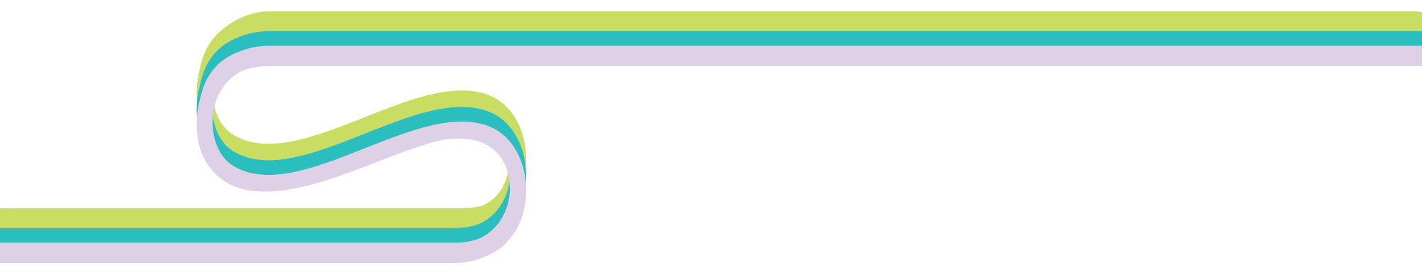 A colorful vintage-style logo with the words "Record Store Day" in black font, featuring a decorative illustration with layered wavy lines in pastel purple, green, and teal colors.