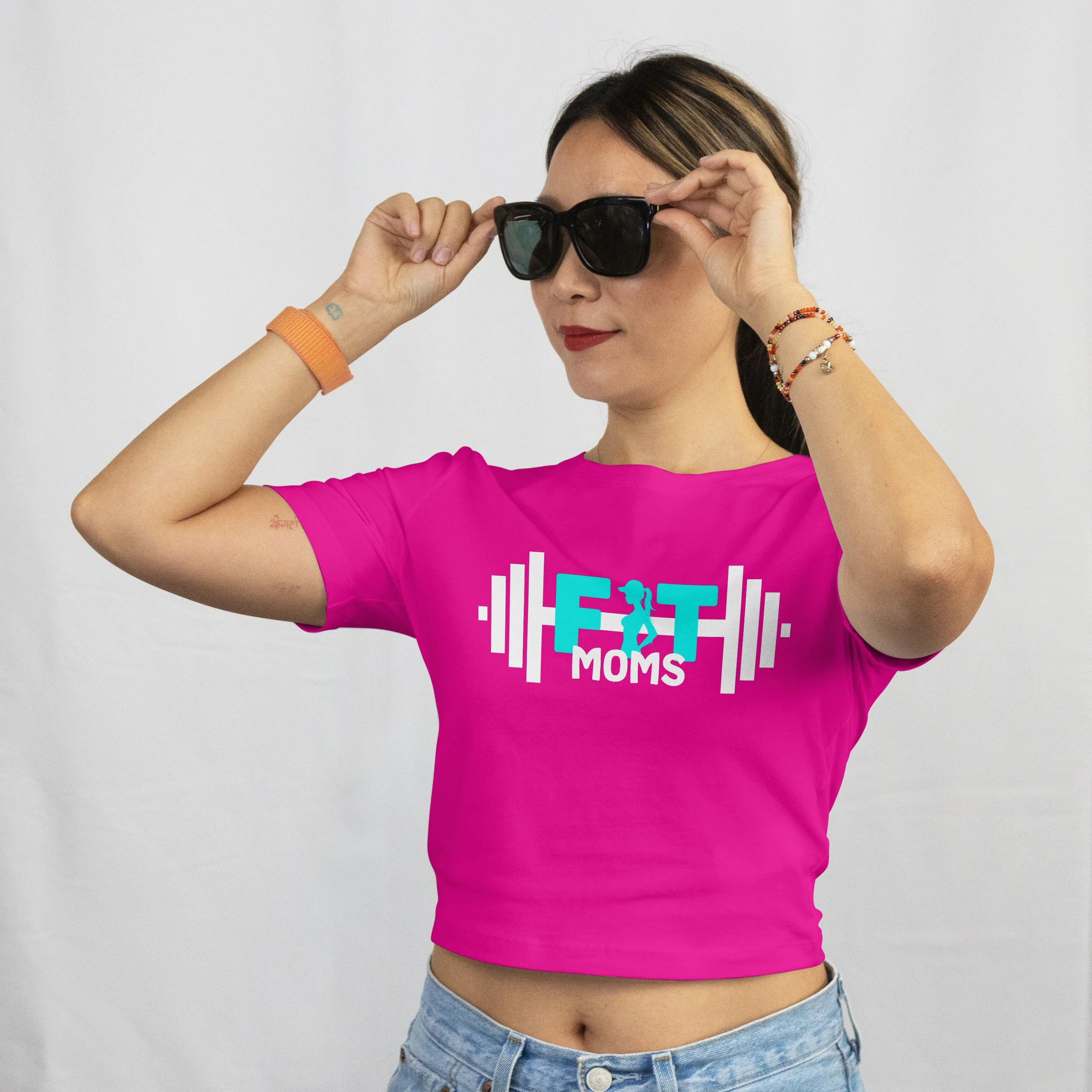 Fit Mom's Cropped Tee