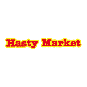 Hasty Market brand logo.